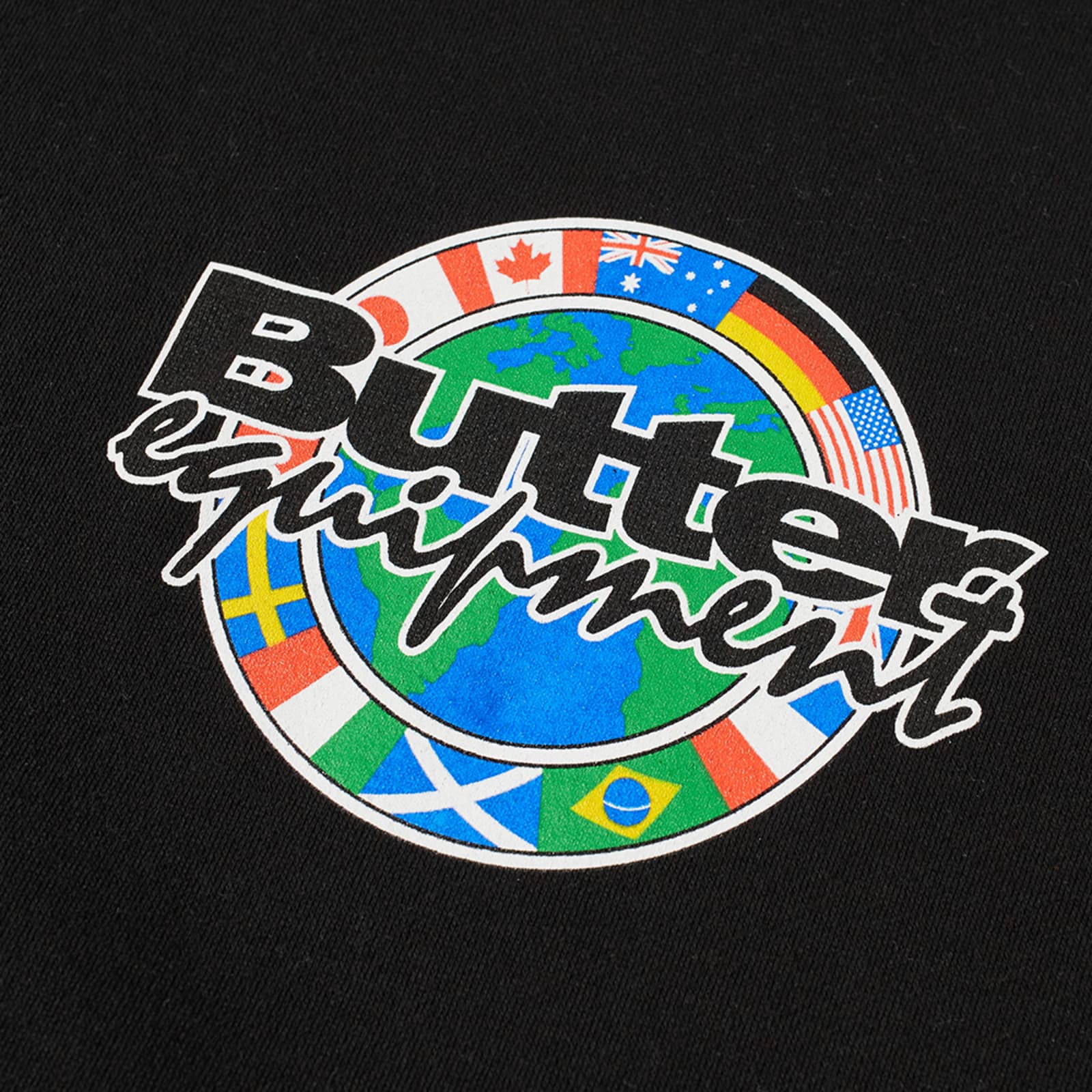 Butter Goods Global Equipment Pullover Hoodie Black END.
