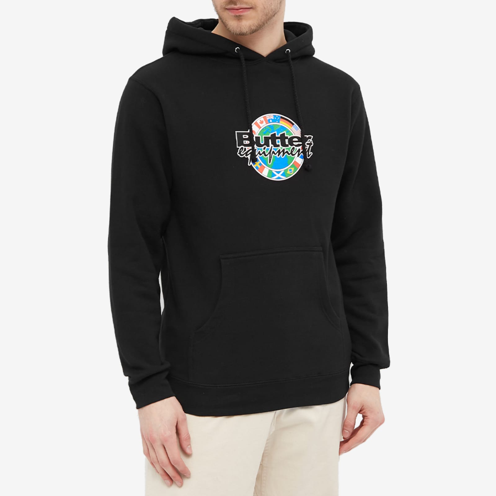 Butter Goods Global Equipment Pullover Hoodie Black END.