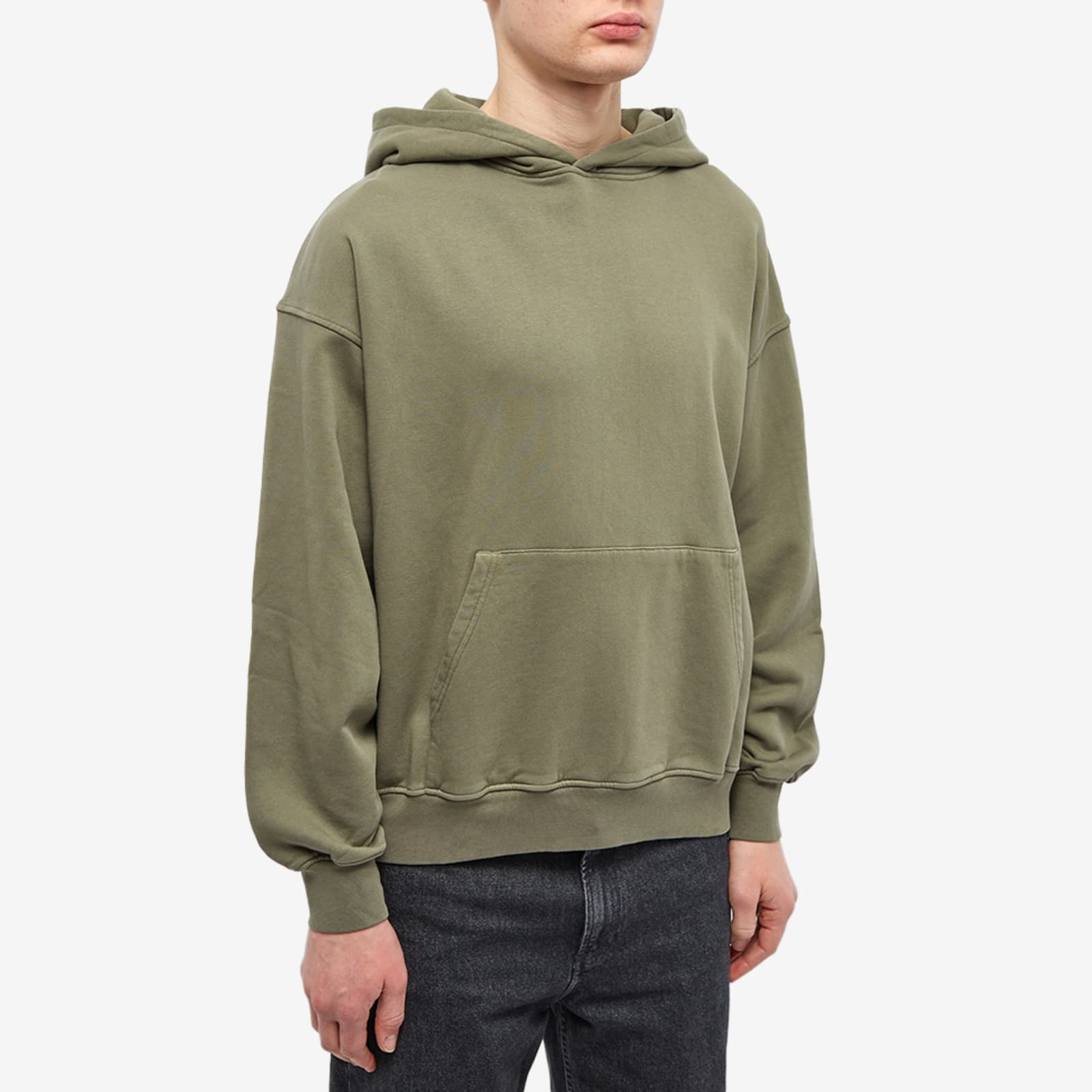 Colorful Standard Organic Oversized Hoodie Dusty Olive END.