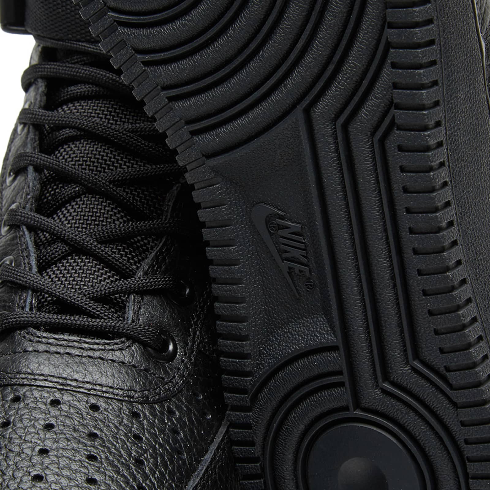 nike sf air force 1 mid black