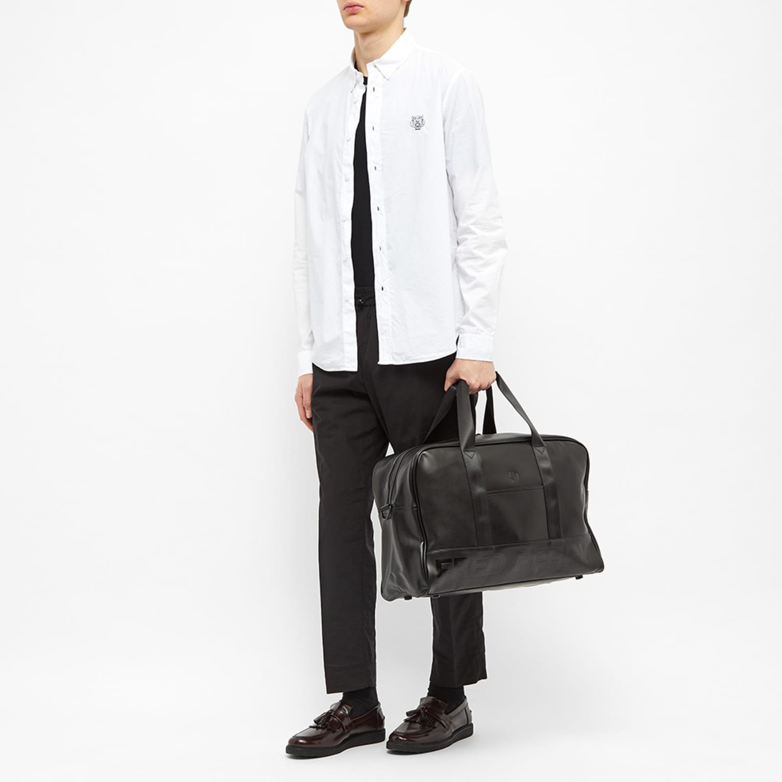 Fred Perry Embossed Holdall Black END. (GB)