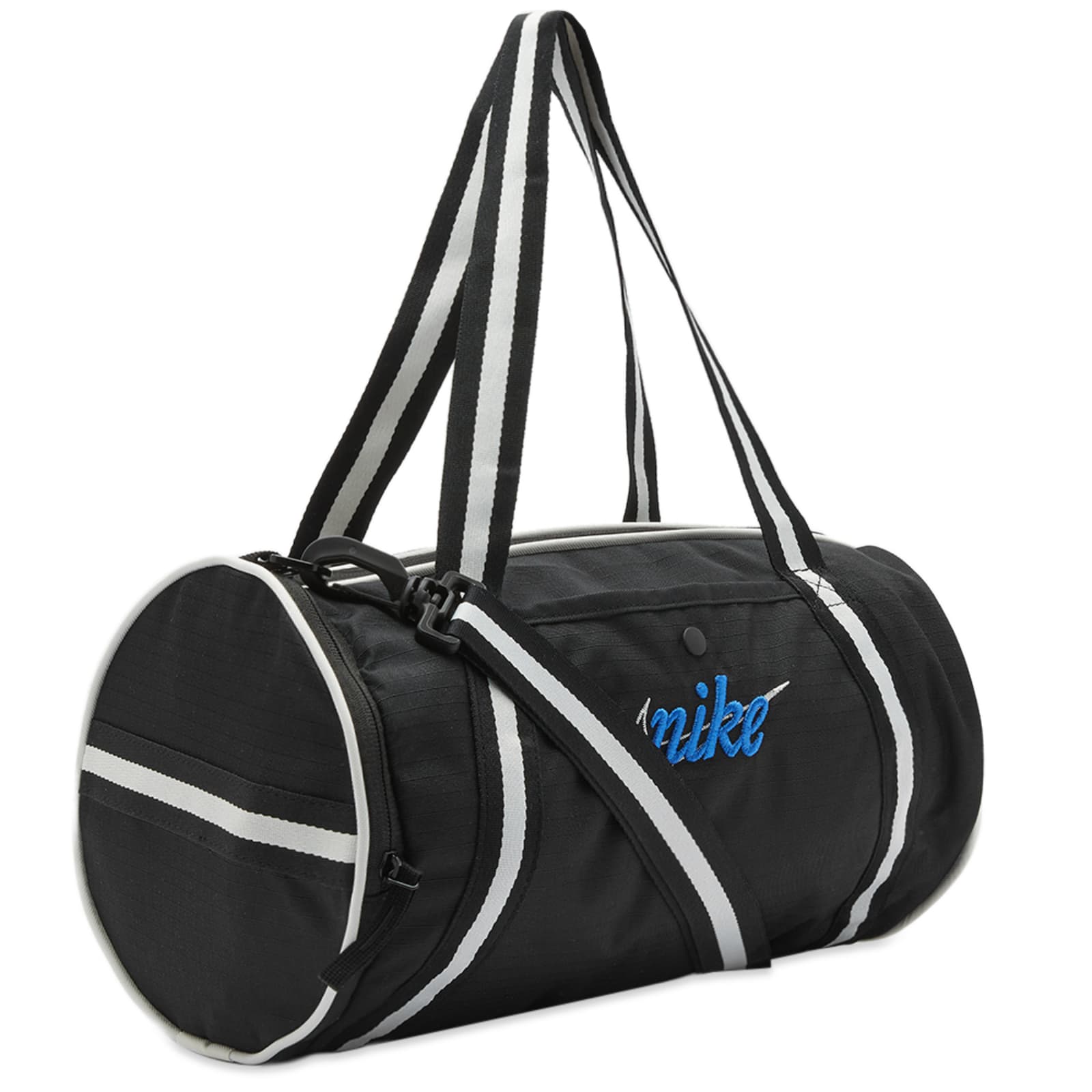 Nike Heritage Retro Duffel Bag - Black & Hyper Royal