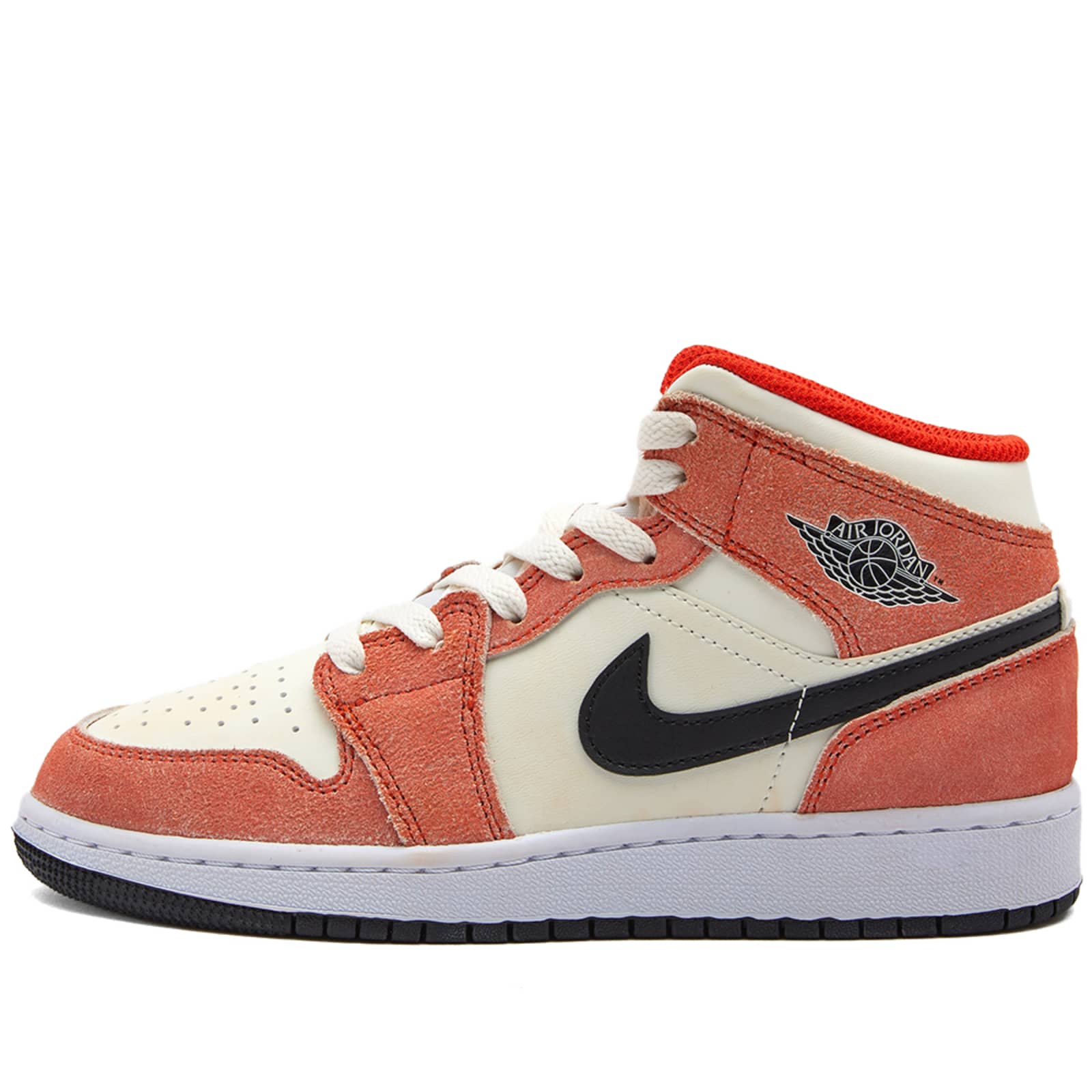 air jordan 1 mid se orange black