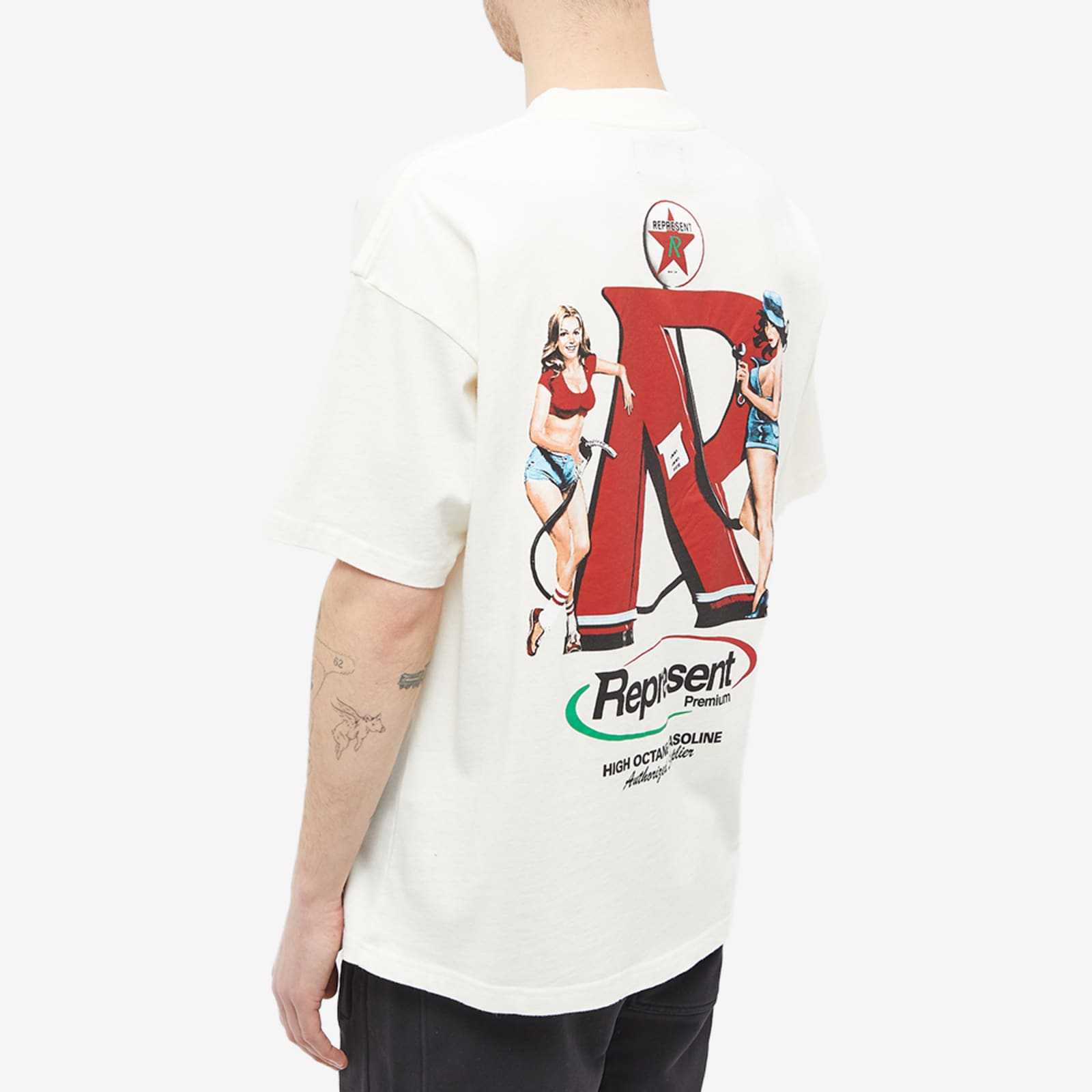 Represent Premium T-Shirt Flat White | END. (GB)