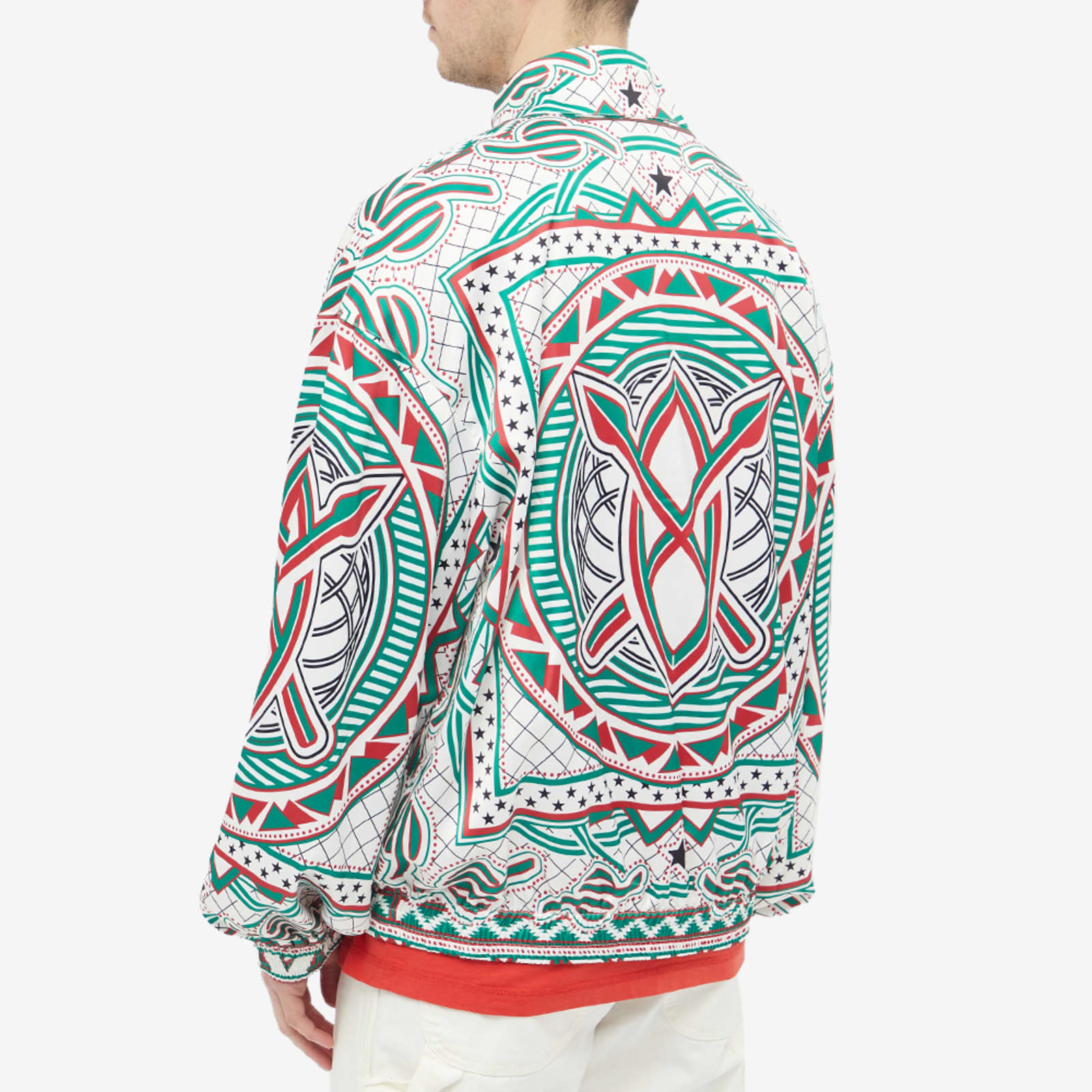 Daily Paper Moke Bandana Print Jacket Green Bandana END.