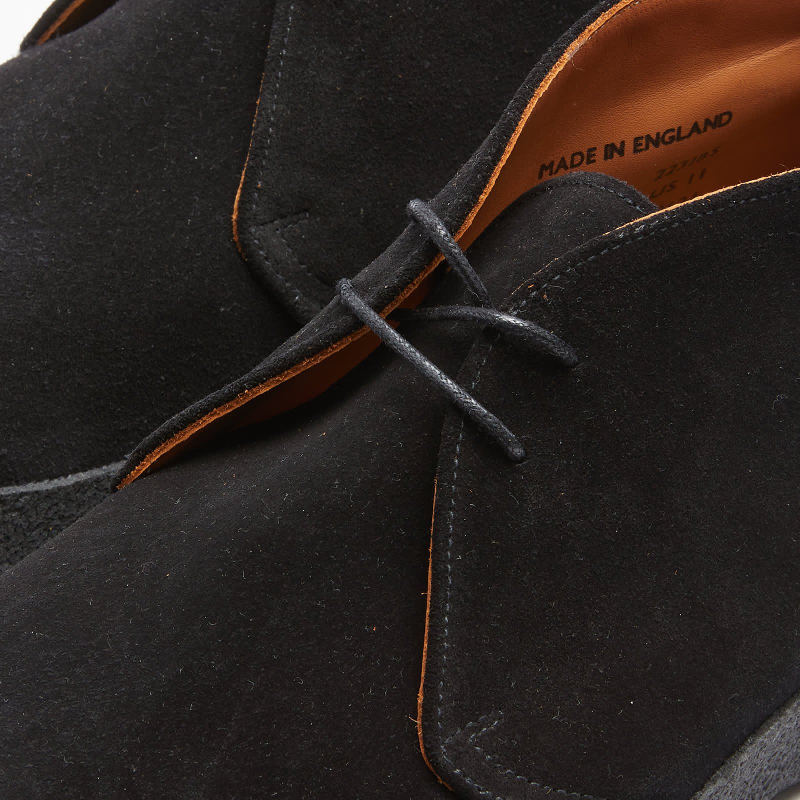 Sanders Sam Chukka Boot - Black Suede