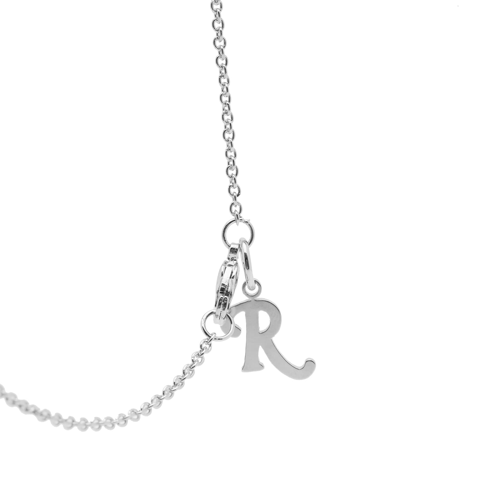 Raf Simons Small Key On Hanger Necklace - Antique Silver