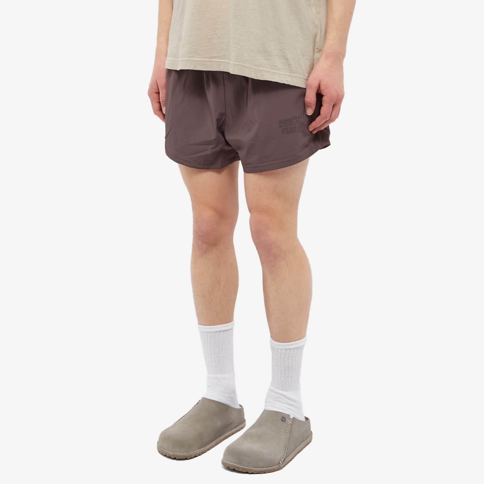 Fear of God Essentials Nylon Running Shorts Plum END.