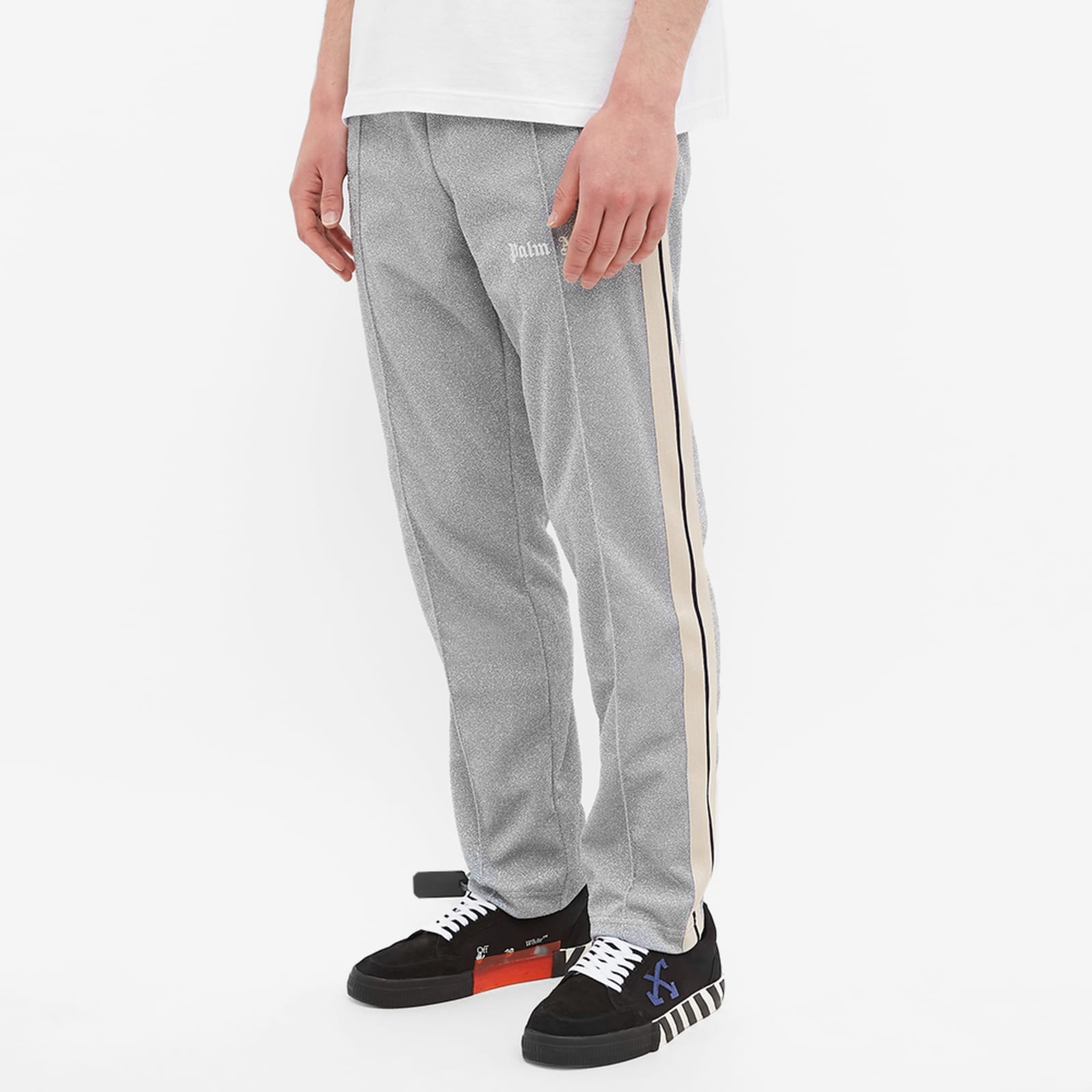 Palm Angels Lurex Track Pant Grey END.