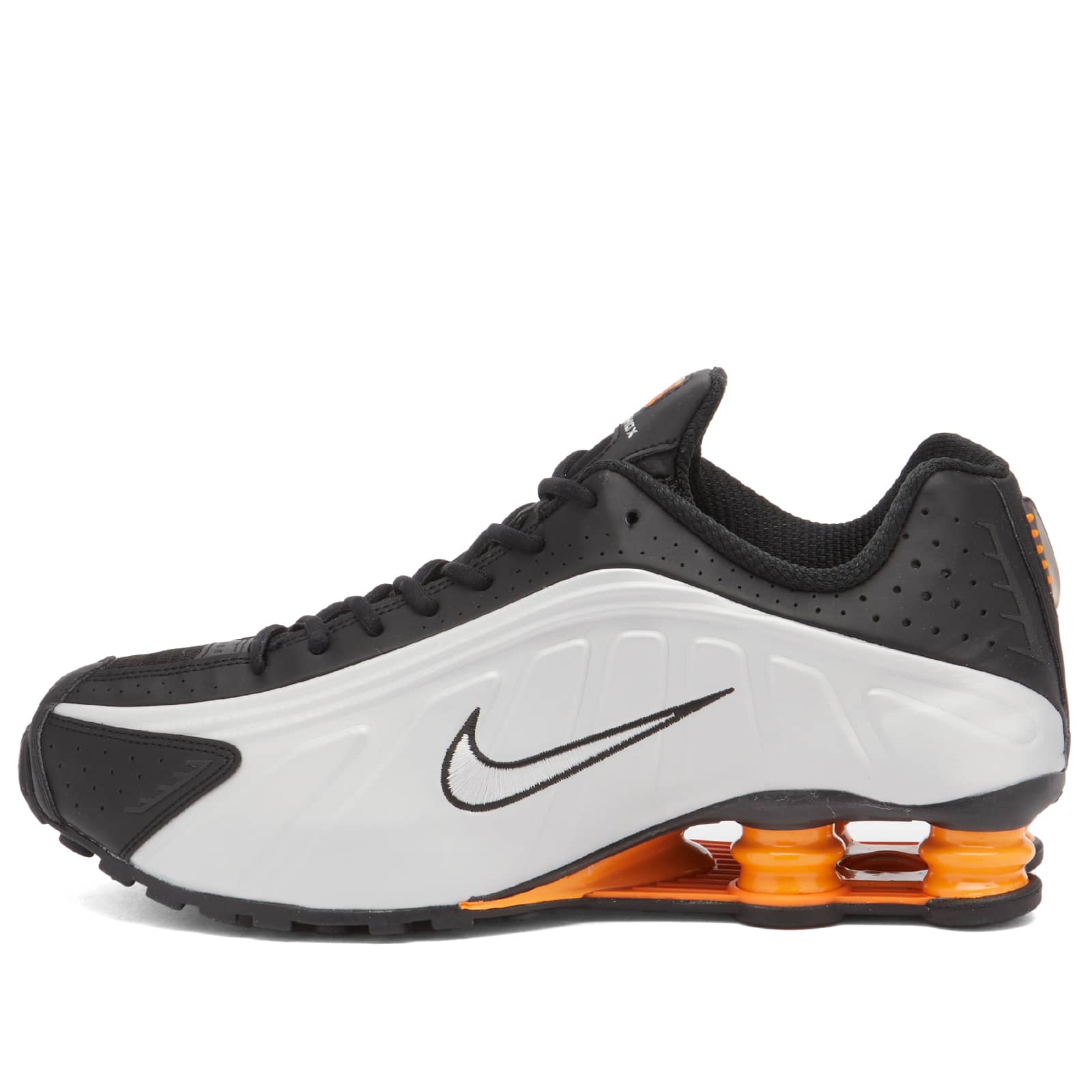 Nike  Shox R4 Sneaker - Black, Grey & Mandarin