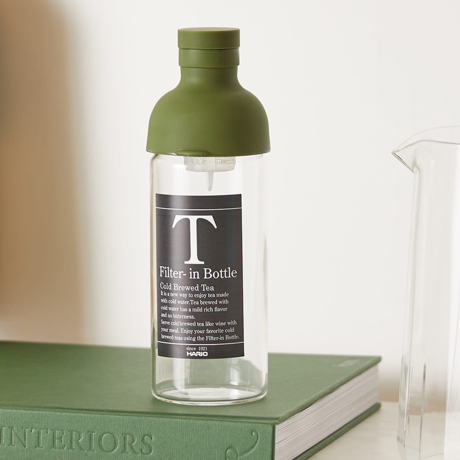 Hario Cold Brew Tea Filter Bottle Olive 300Ml END.
