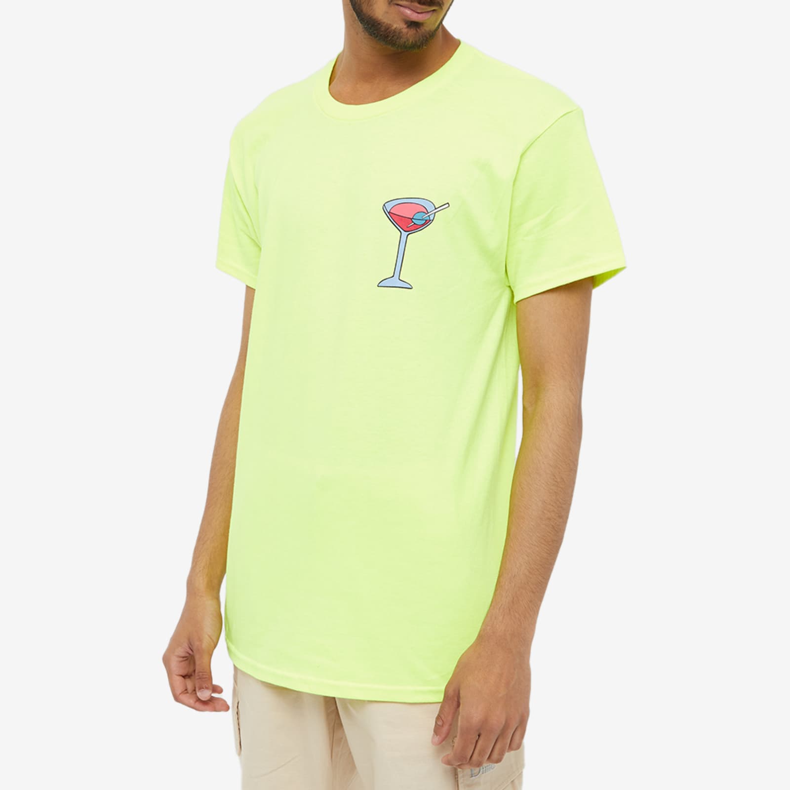 Tired Skateboards Dirty Martini TShirt Chartreuse END. (US)