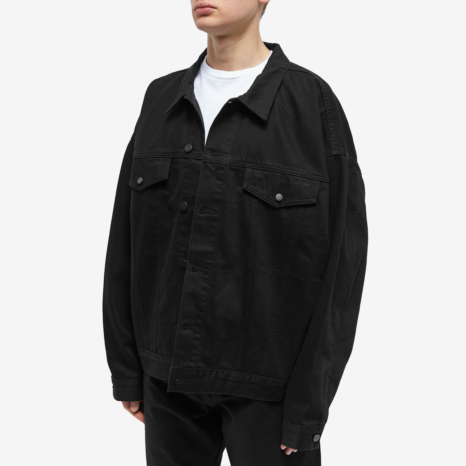 Fear of God ESSENTIALS Core 23 Denim Jacket Black END.