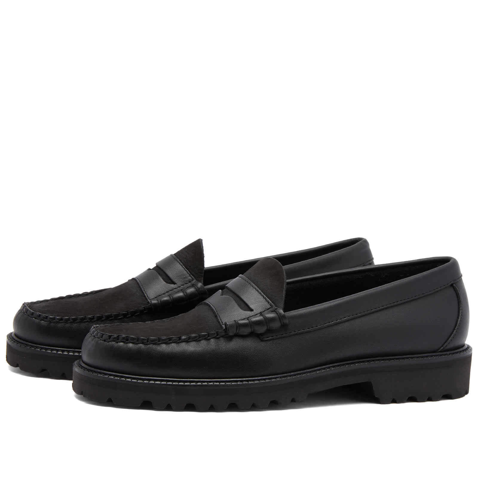 Bass Weejuns Larson 90s Soft Penny Loafer Black Leather END GB Bass Weejuns Larson 90s Soft Penny Loafer Black Leather END GB