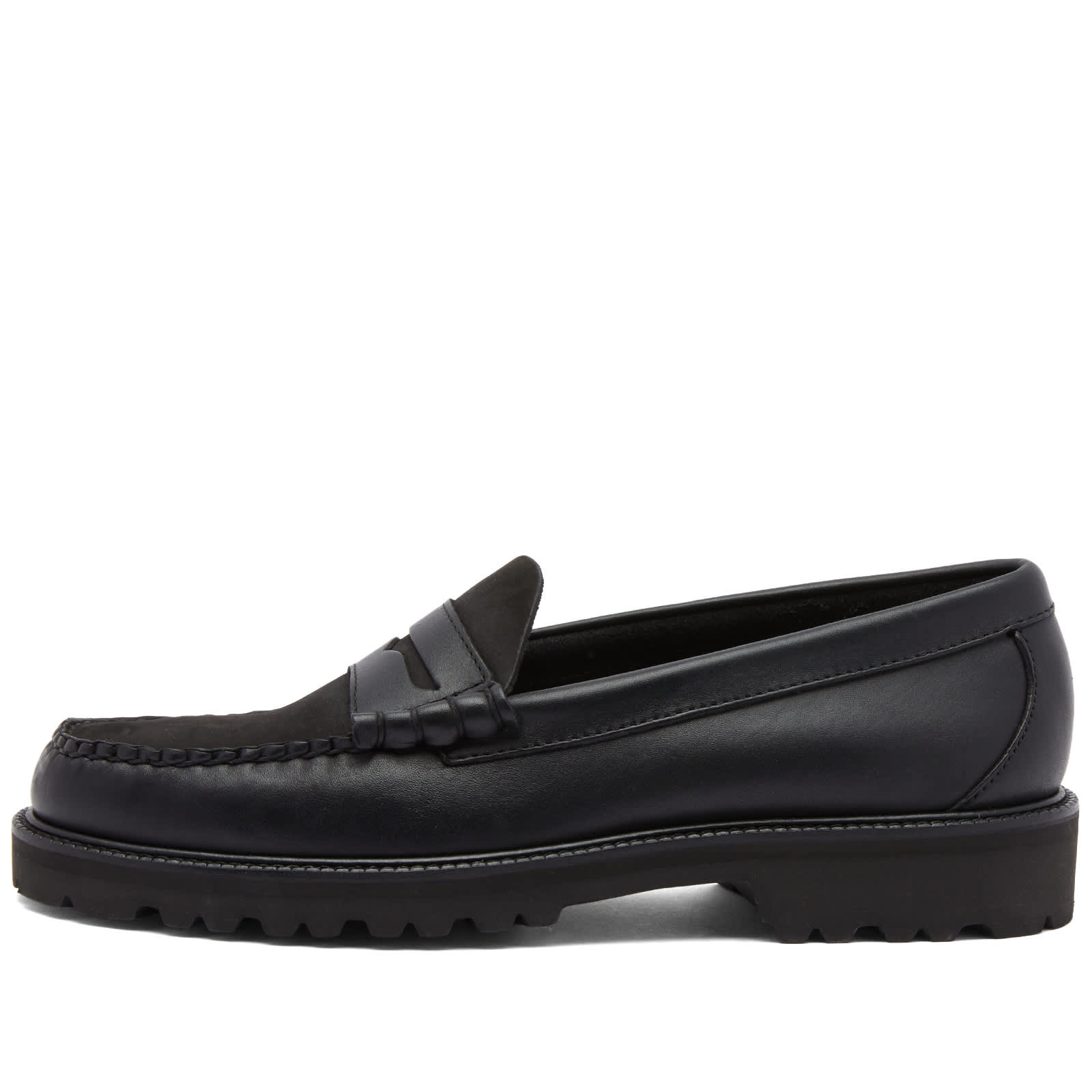 Bass Weejuns Larson 90s Soft Penny Loafer Black Leather END GB Bass Weejuns Larson 90s Soft Penny Loafer Black Leather END GB