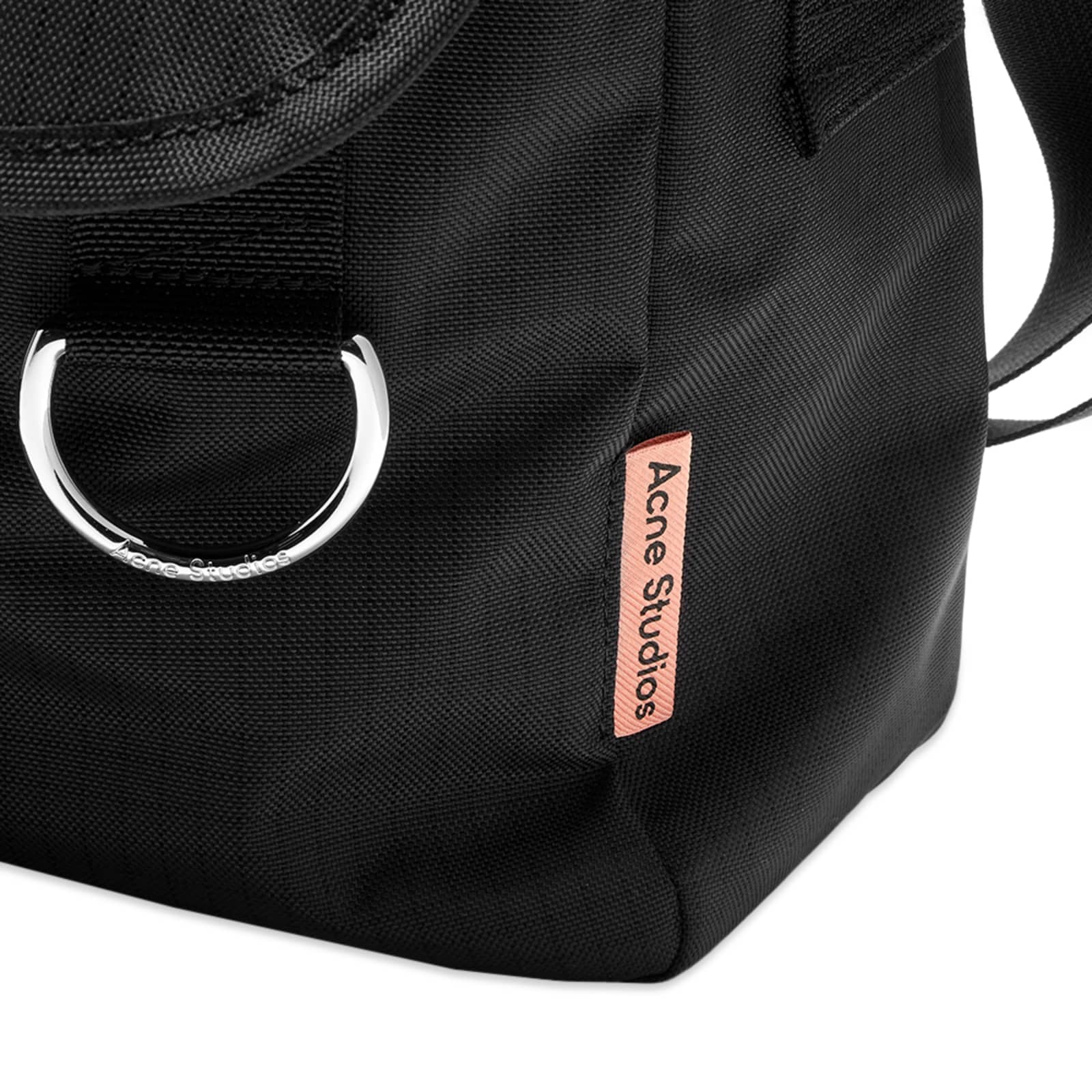 Acne Studios Post Ripstop Messenger Bag Black END.