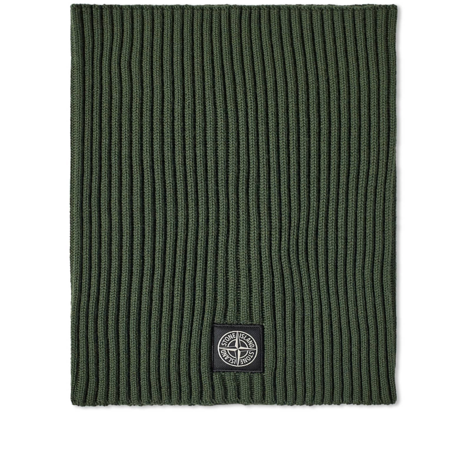 Stone Island Patch Neck Warmer Olive END.