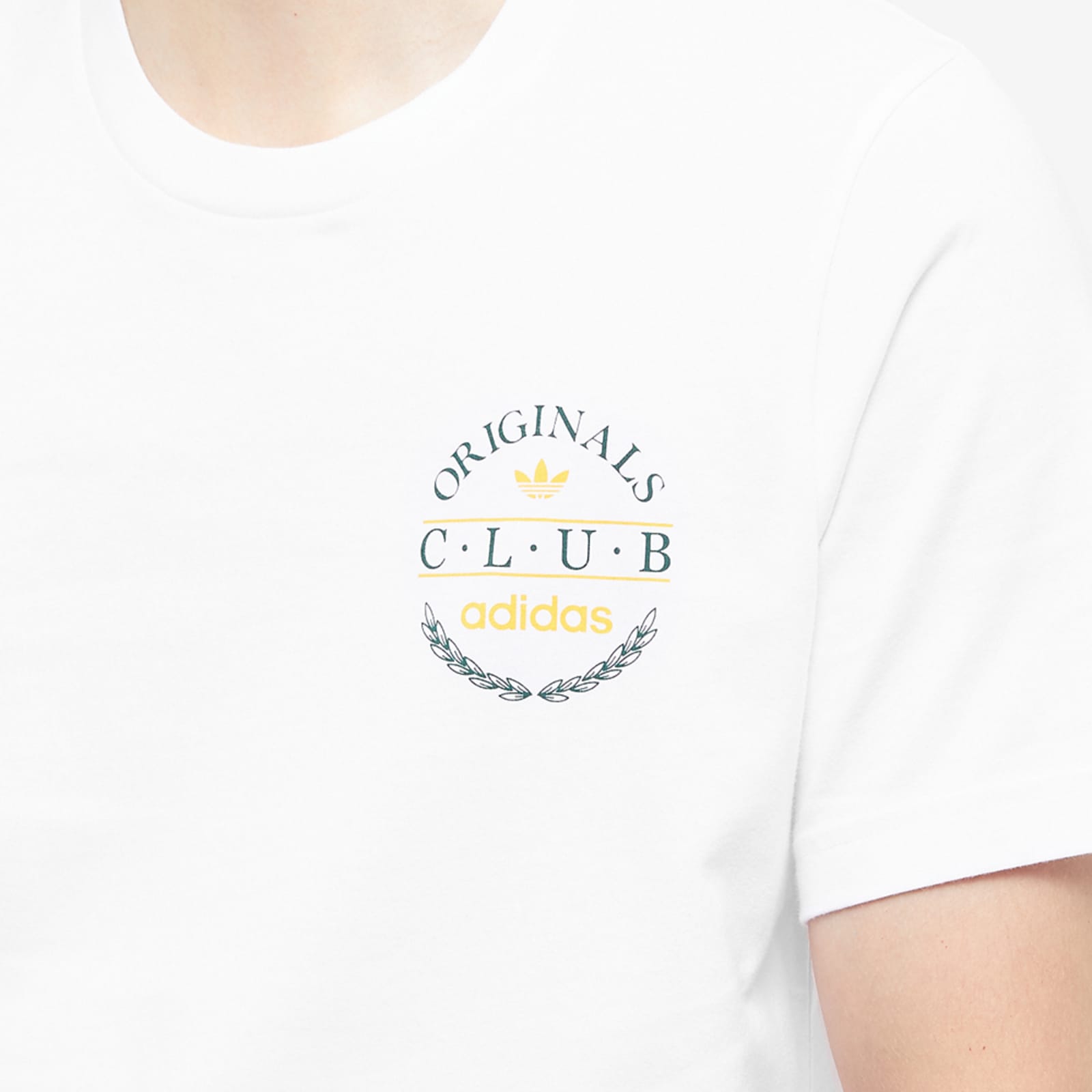 Adidas 'Sports Resort' Club Logo TShirt White END.