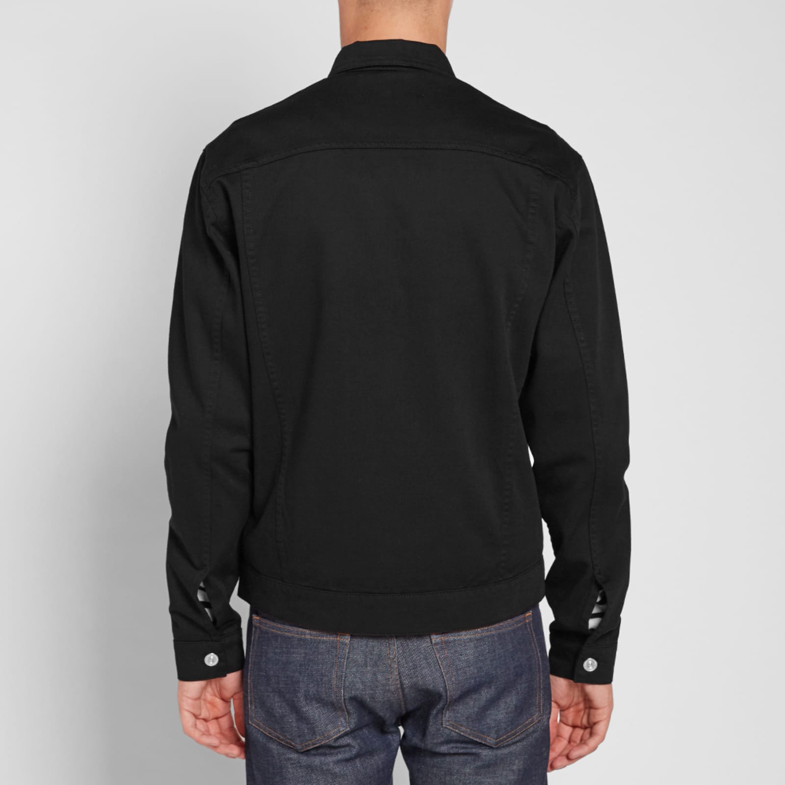 Our Legacy Hidden Zip Jean Jacket Black Twill END. (UK)