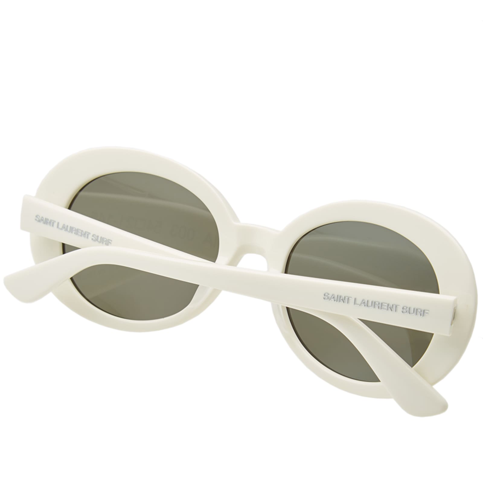 Saint Laurent SL 98 California Sunglasses - Ivory & Smoke