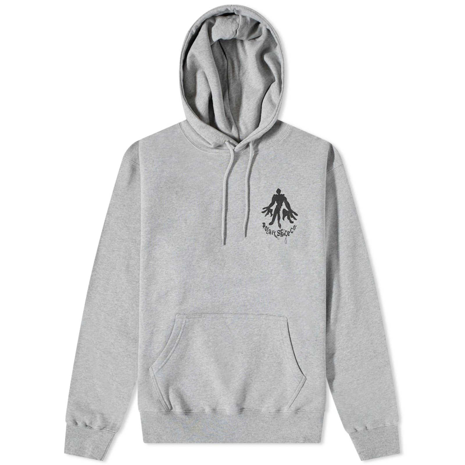 Polar skate hoodie grey clearance