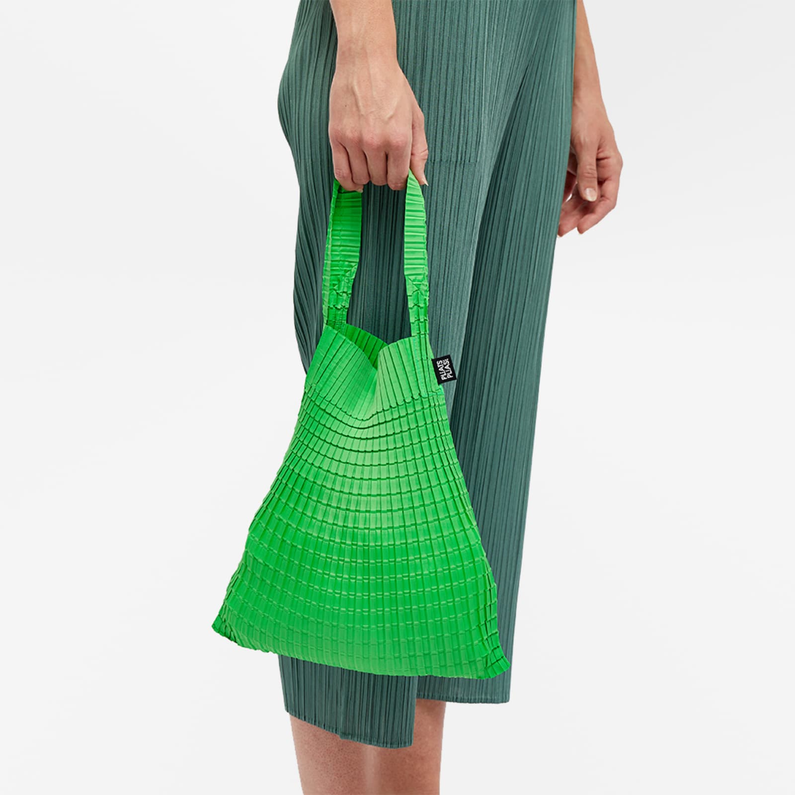 Pleats Please Issey Miyake Pouch Pleats Bag Green | END. (US)
