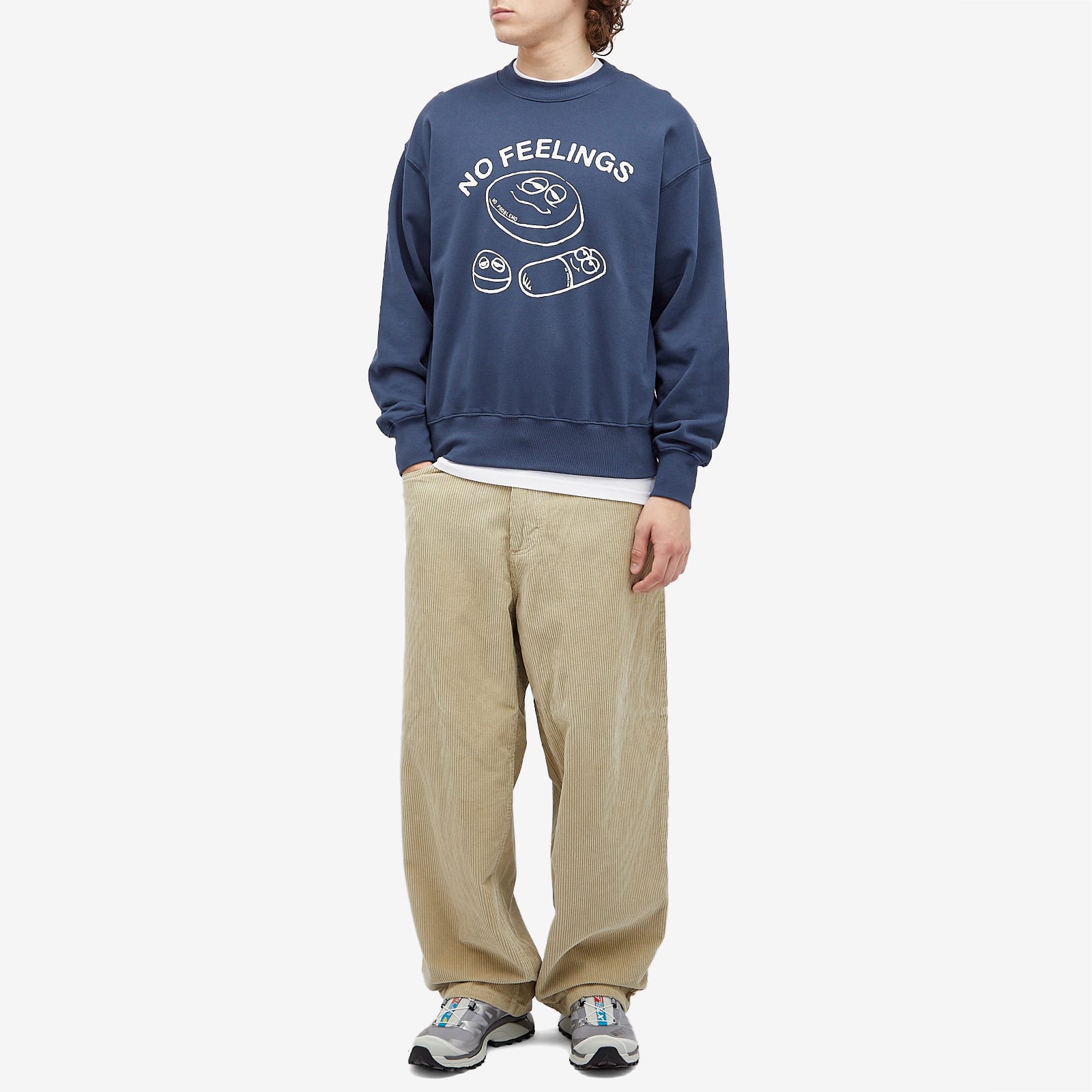 No Problemo Hard Feelings Crew Sweatshirt - Navy