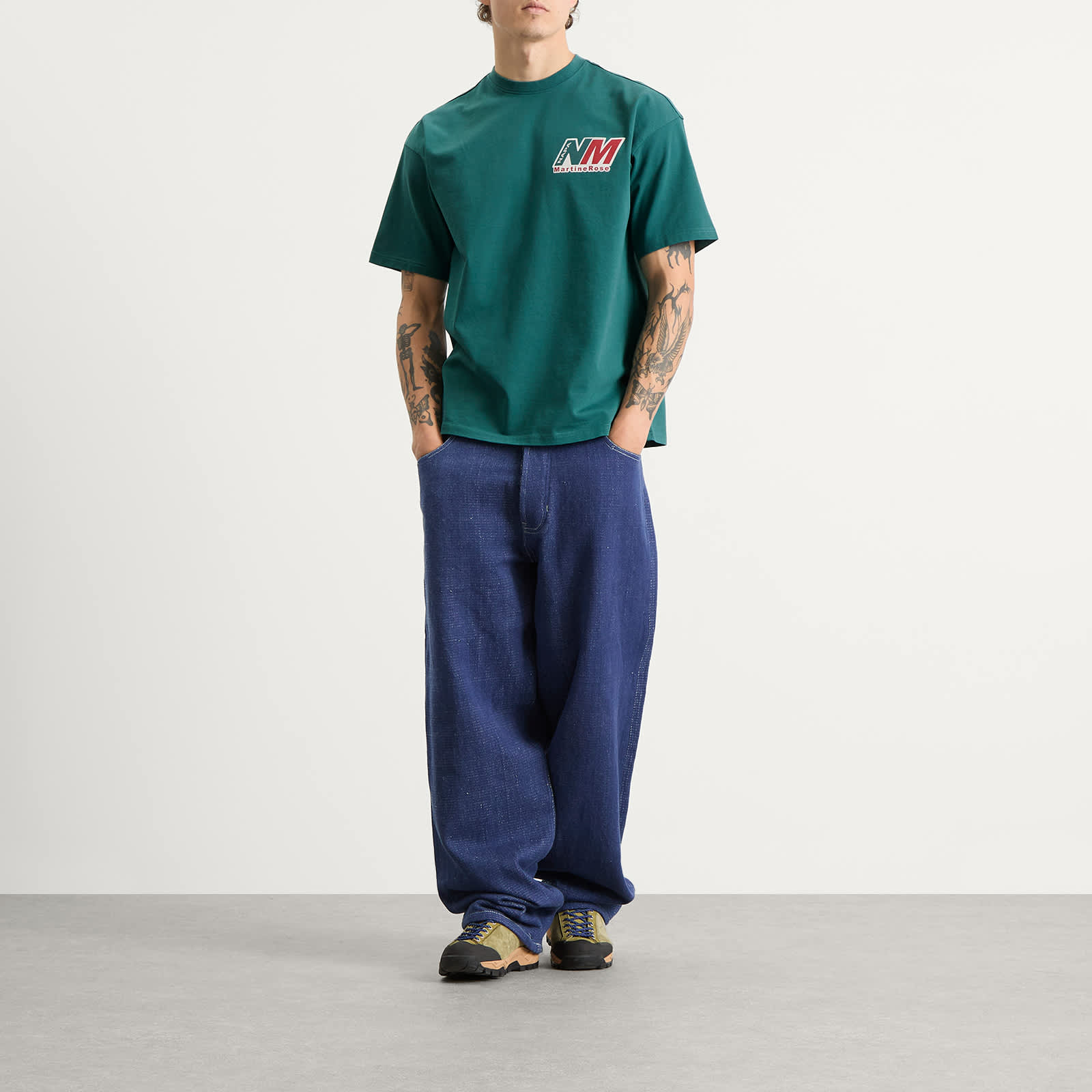 Napapijri x Martine Rose Logo T-Shirt - Mediteranea G2A