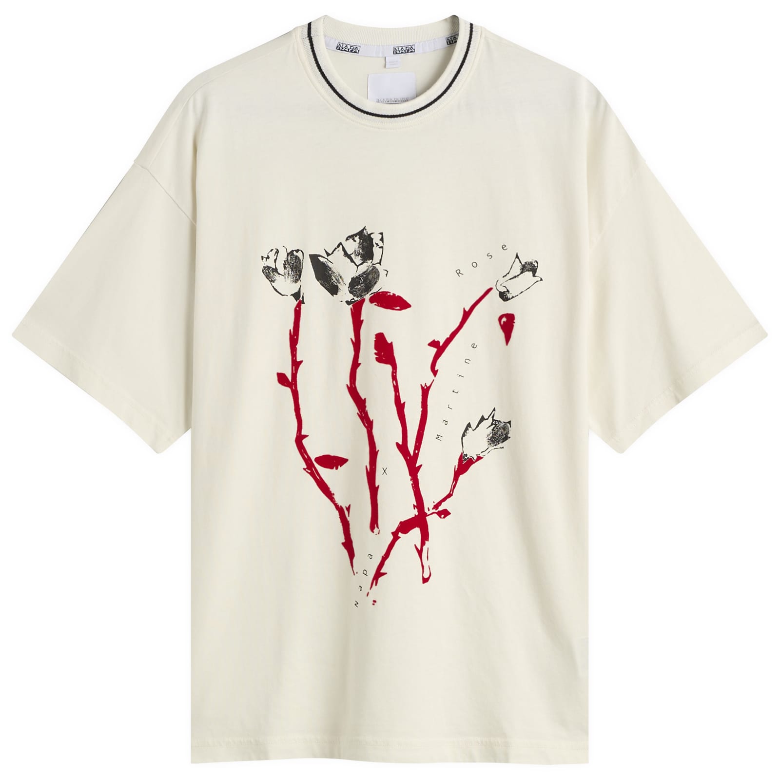 Napapijri x Martine Rose T-Shirt - White Heron