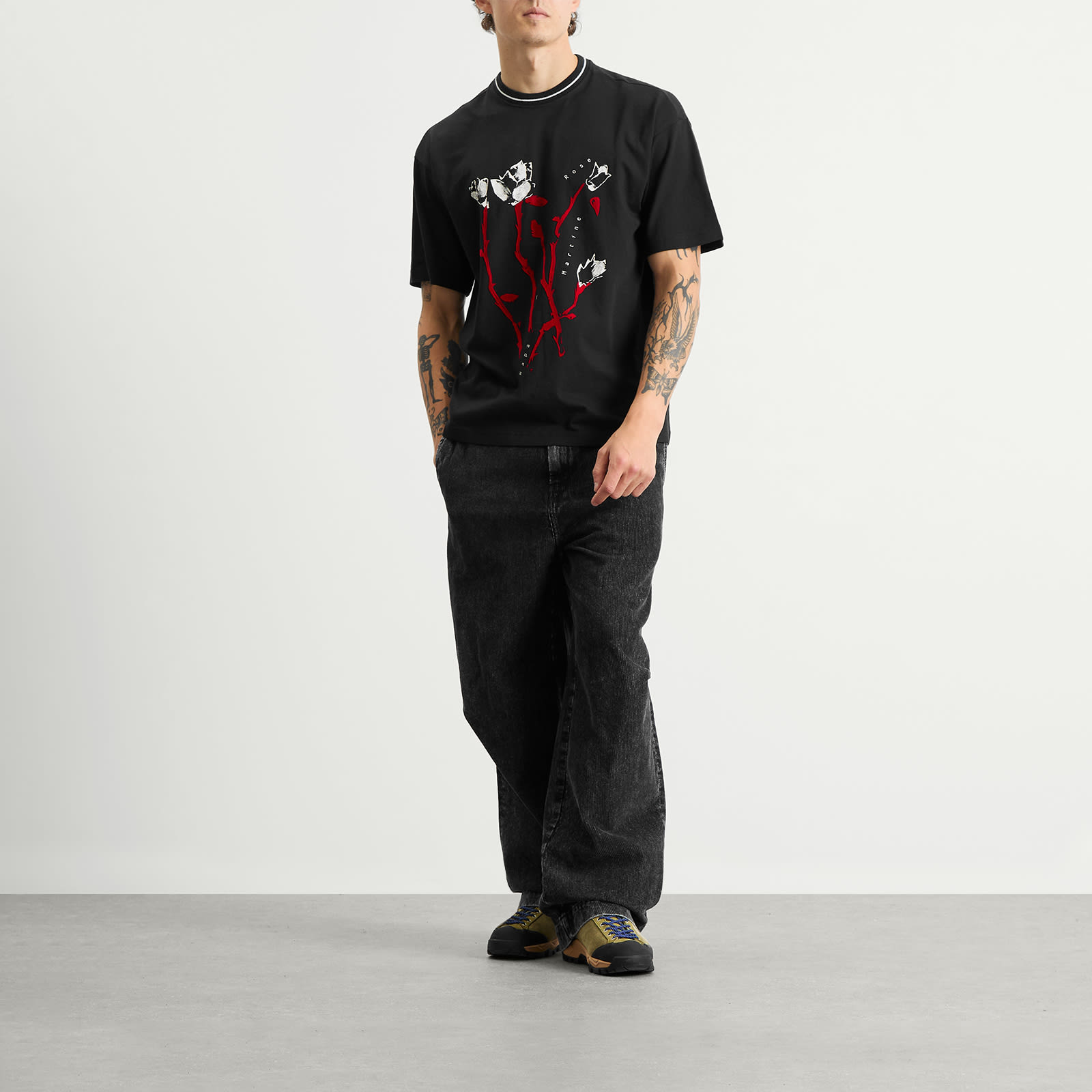Napapijri x Martine Rose T-Shirt - Black Beauty