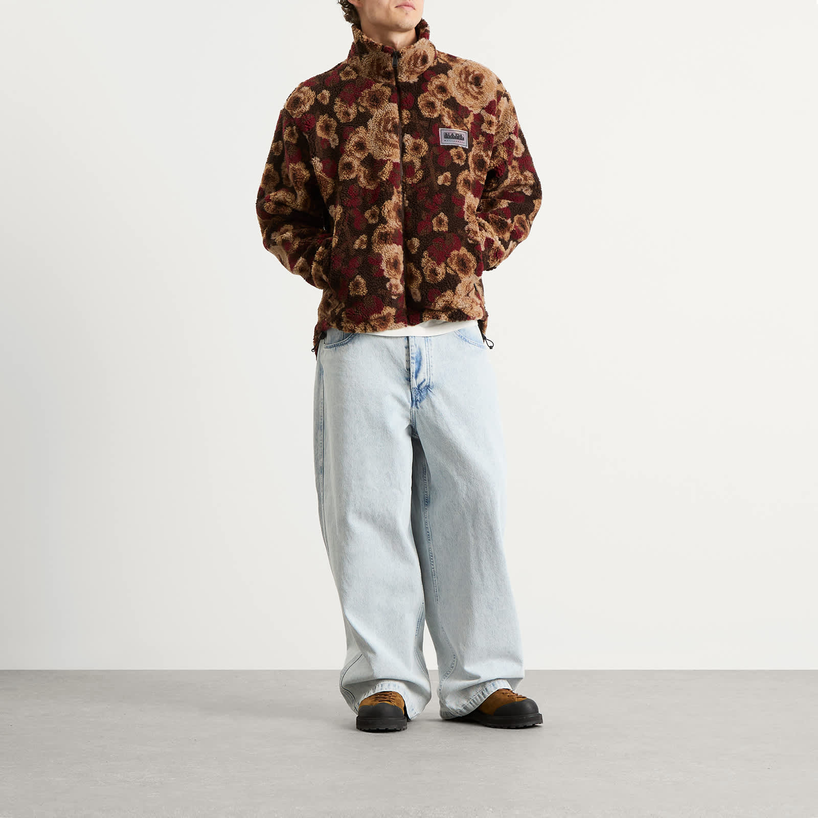 Napapijri x Martine Rose Jacquard Fleece Jacket - Fancy Fua