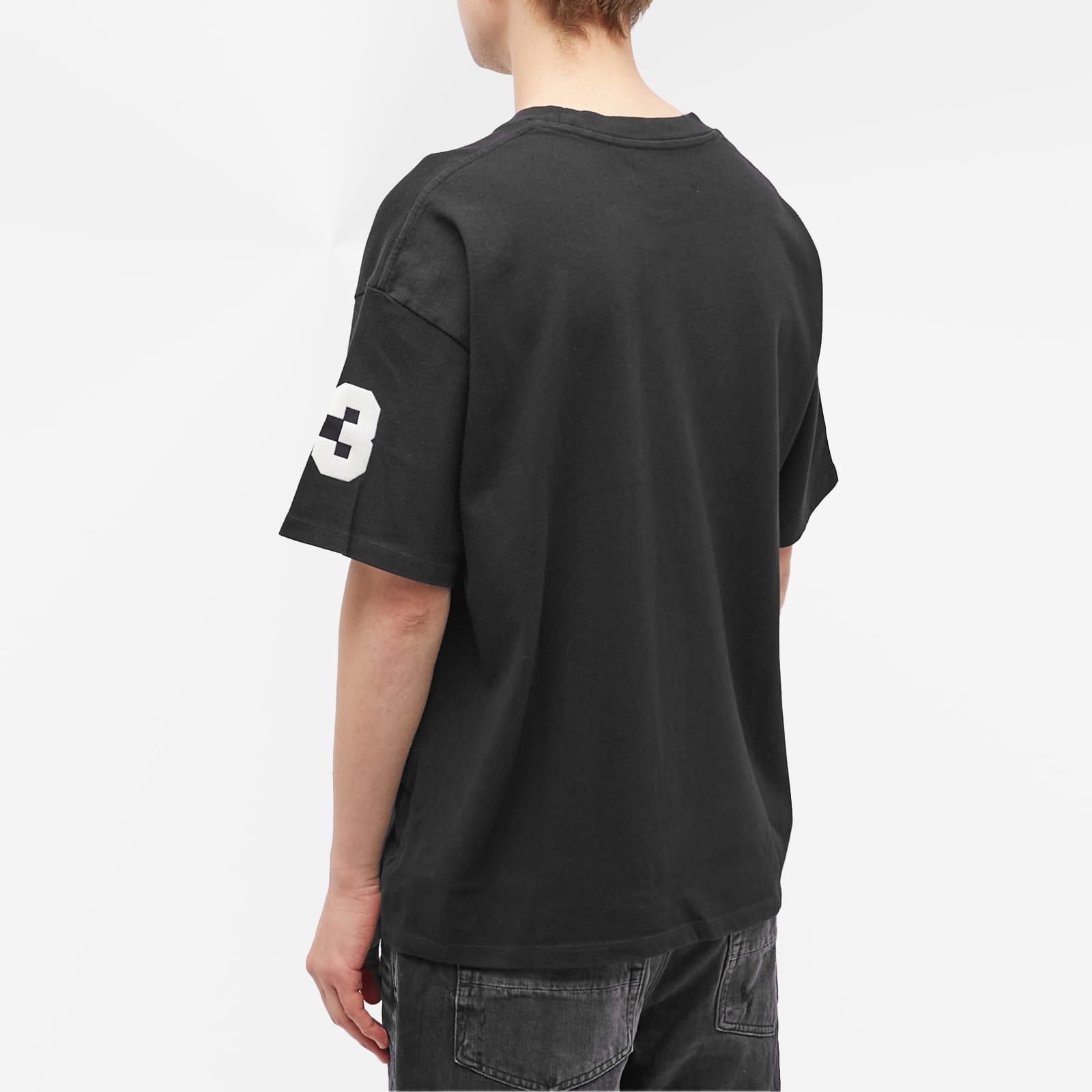 AMIRI Flocked Hockey Skater T-Shirt Black | END.