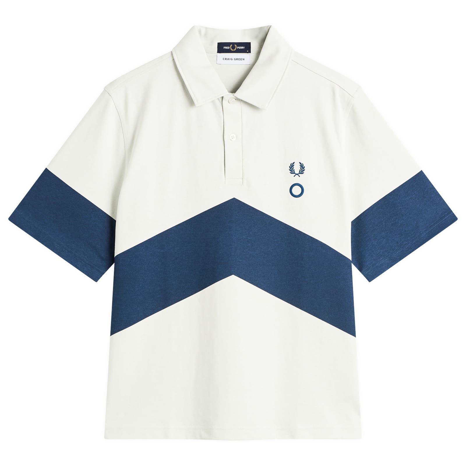 Fred Perry x Craig Green Heavy Short Sleeve Polo Shirt - Uniform Offwhite