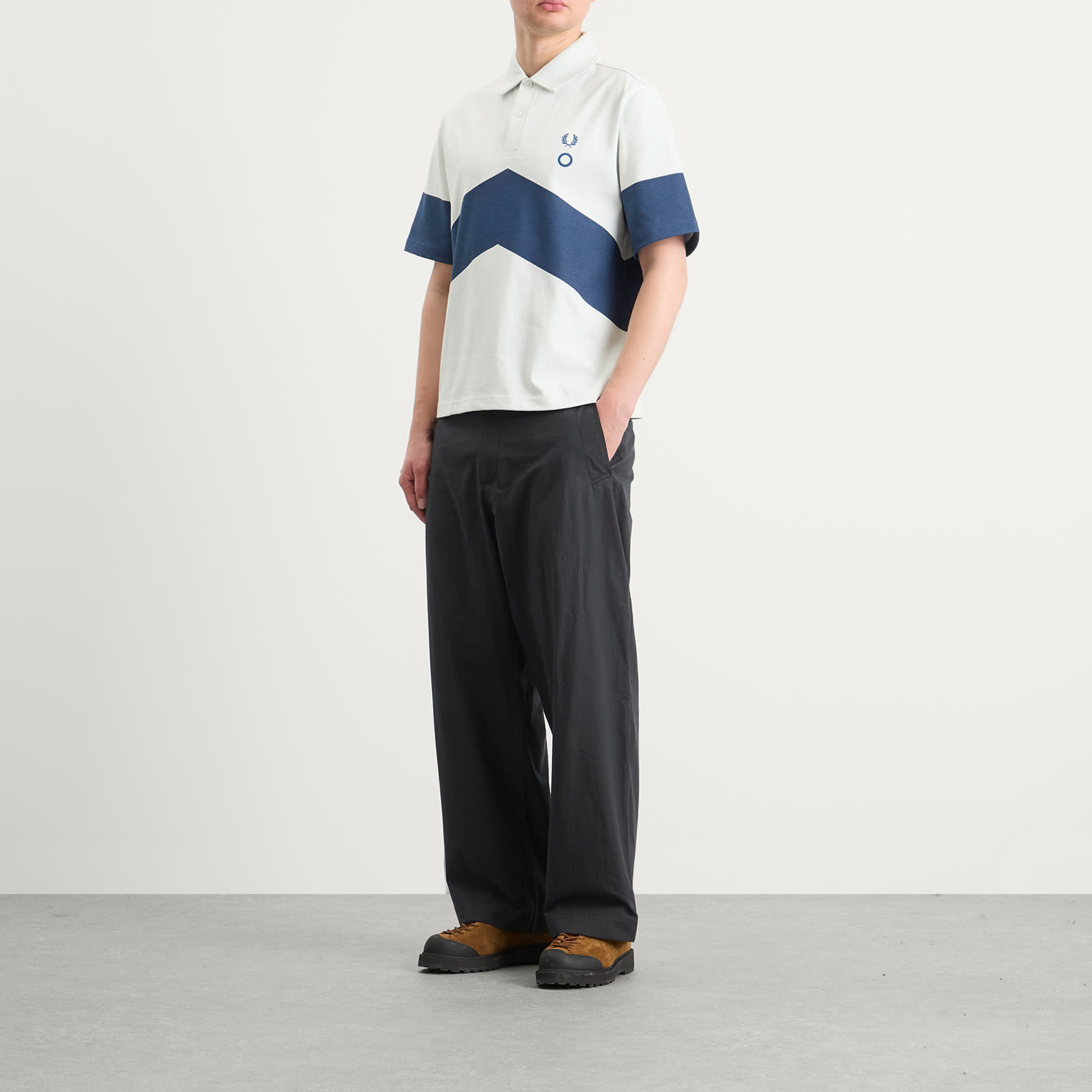 Fred Perry x Craig Green Heavy Short Sleeve Polo Shirt - Uniform Offwhite