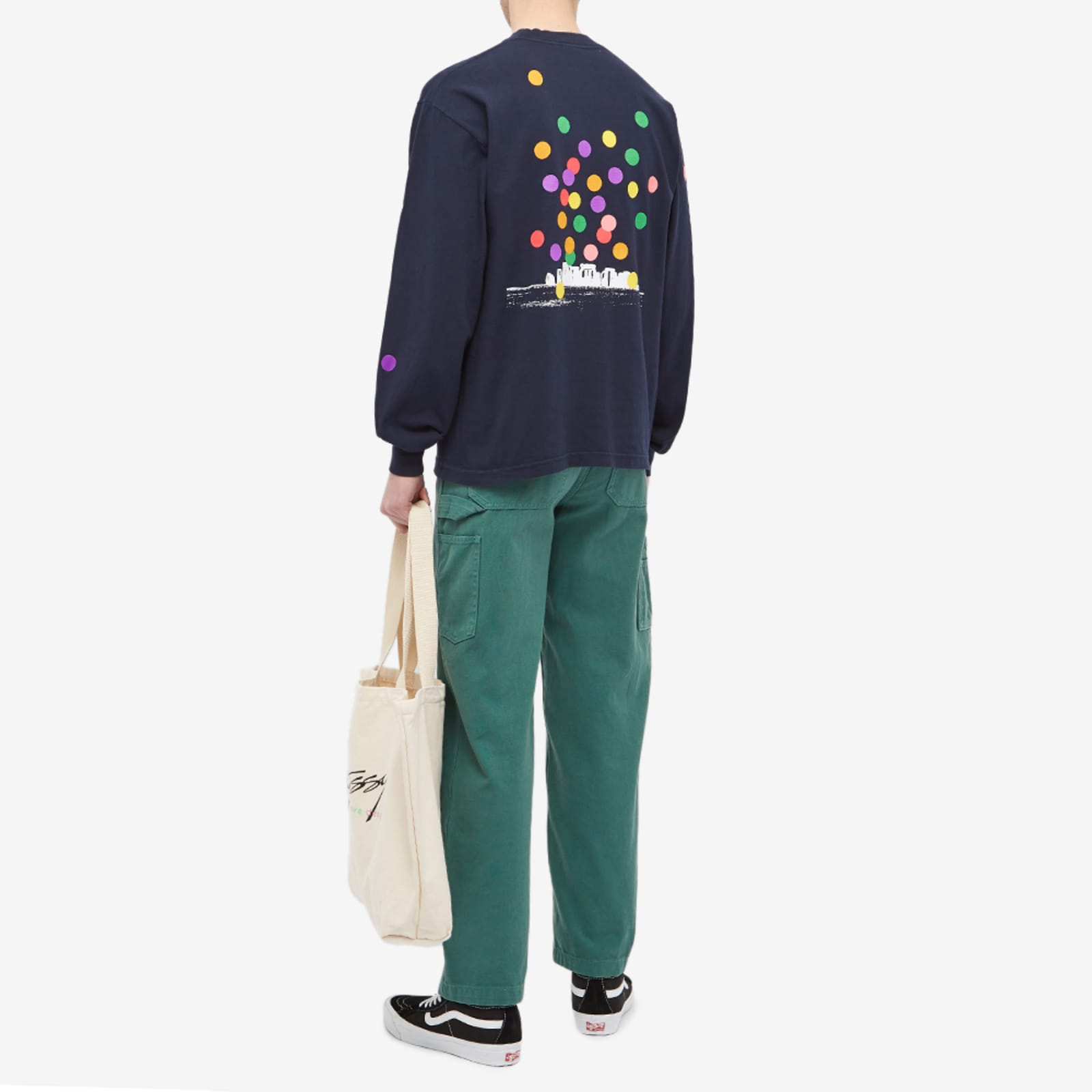 JAM Long Sleeve Dots TShirt Navy END. (GB)