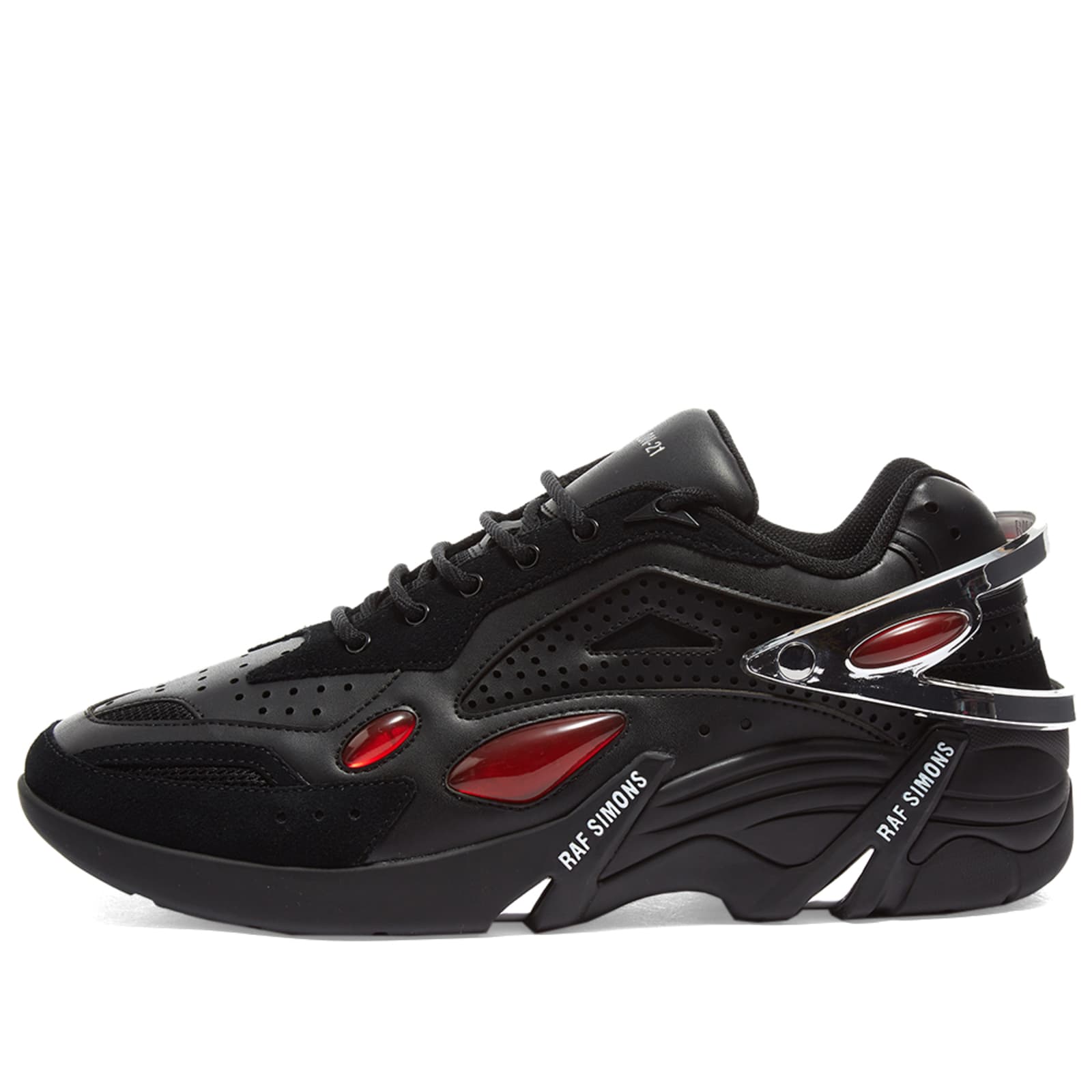 Raf Simons Cylon 21 Sneaker Black Red | END. (US)
