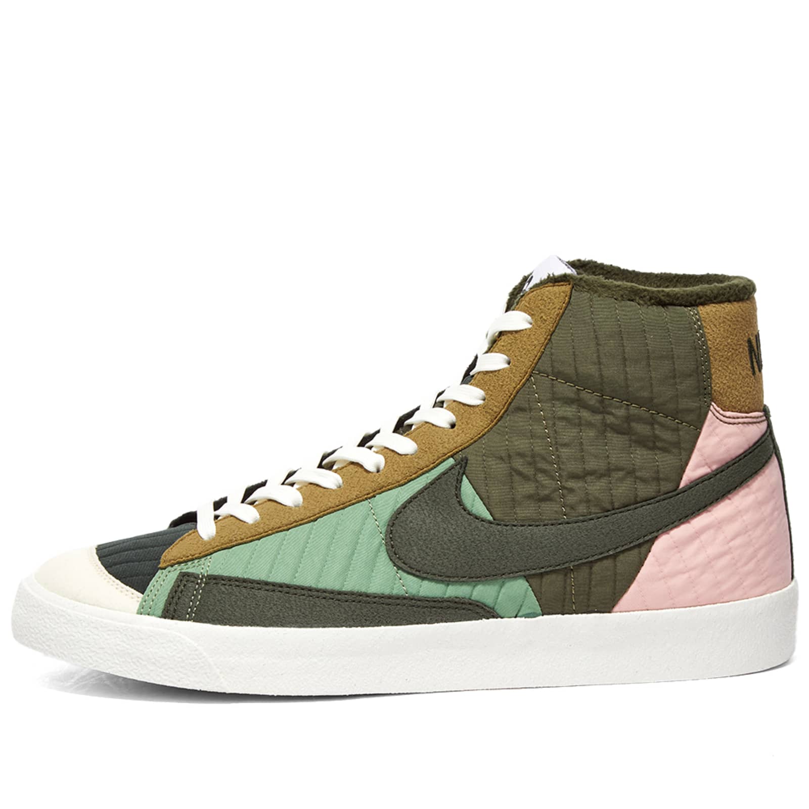 Nike Blazer Mid '77 LX 'Patchwork Quilt' Olive Brown END.