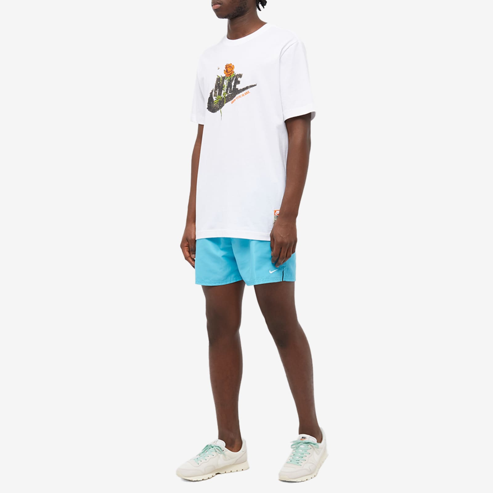 Nike Swim 5" Volley Shorts Chlorine Blue END. (US)