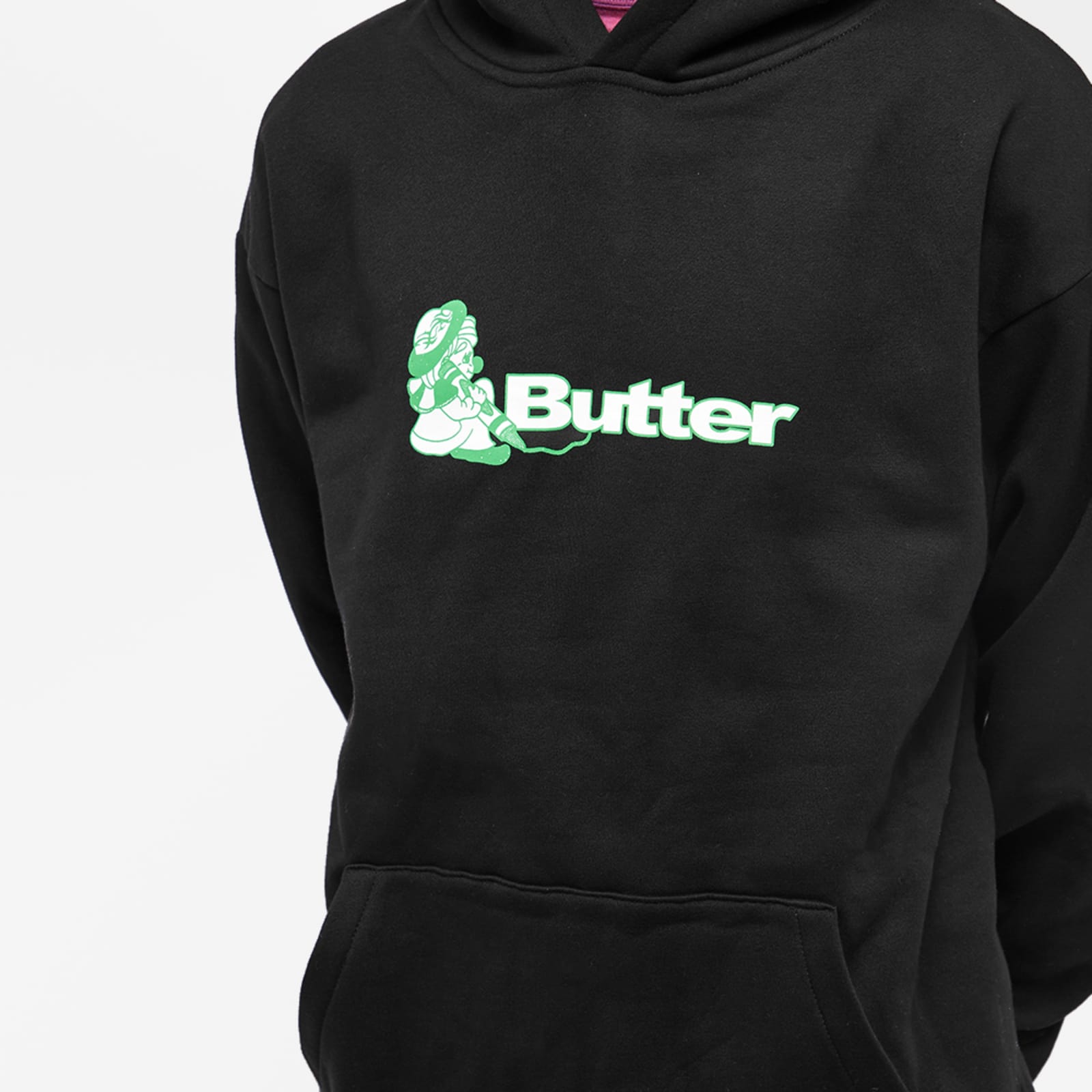 Butter Goods Crayon Logo Hoodie Black END.