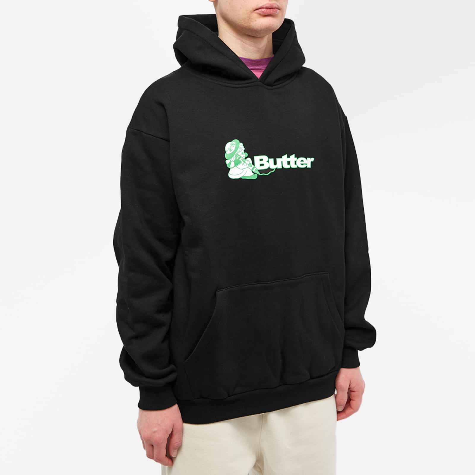 Butter Goods Crayon Logo Hoodie Black END. (US)