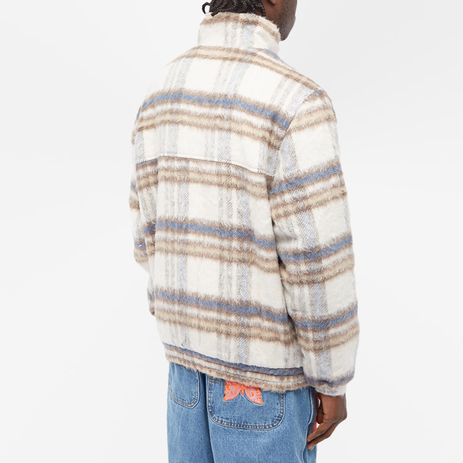 Butter Goods Hairy Plaid Lodge Jacket Wheat END. (US)