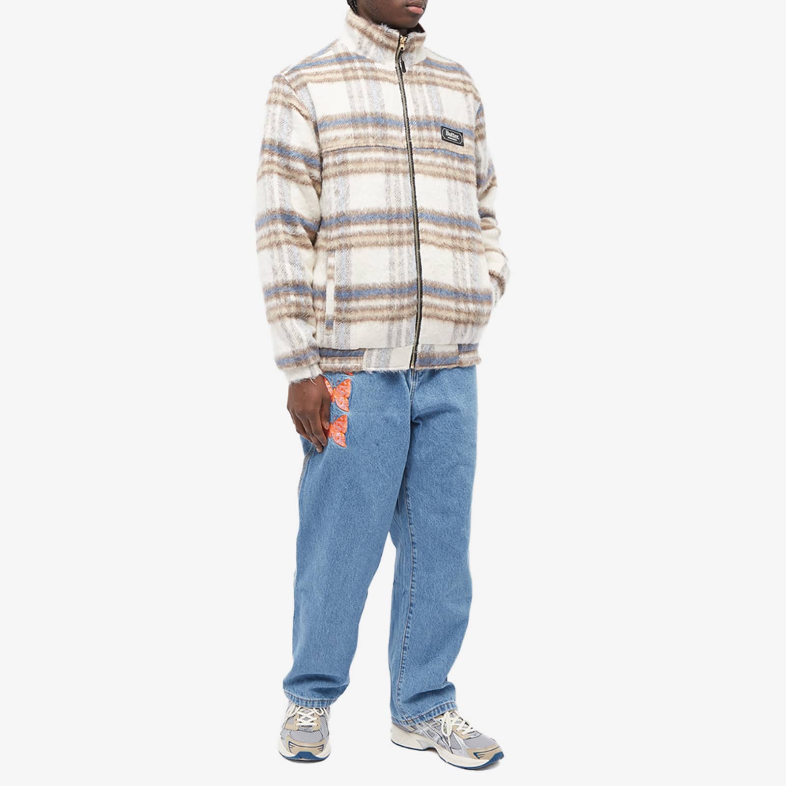 Butter Goods Hairy Plaid Lodge Jacket Wheat END. (US)