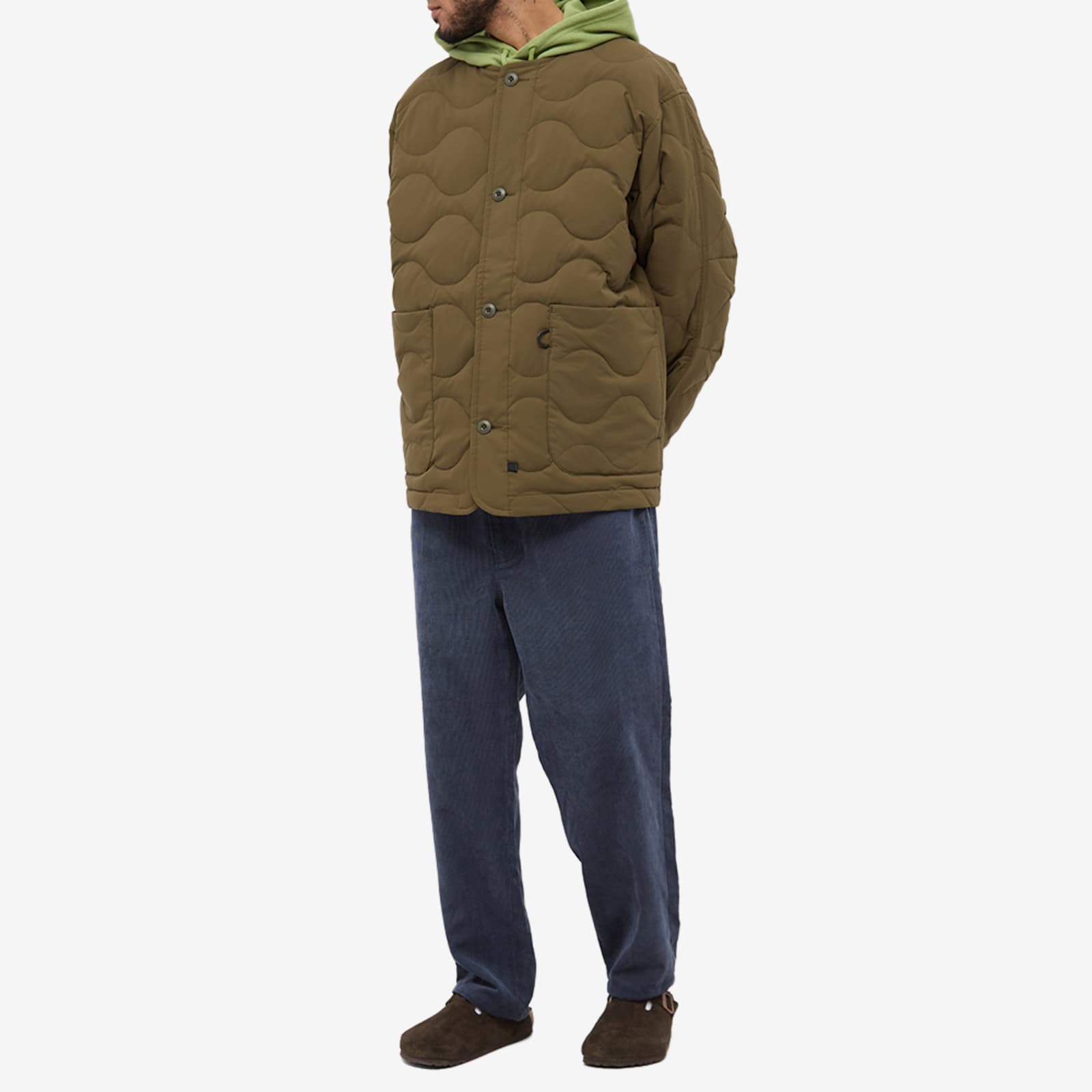 DAIWA Tech Quilt Down Liner Jacket Olive END.