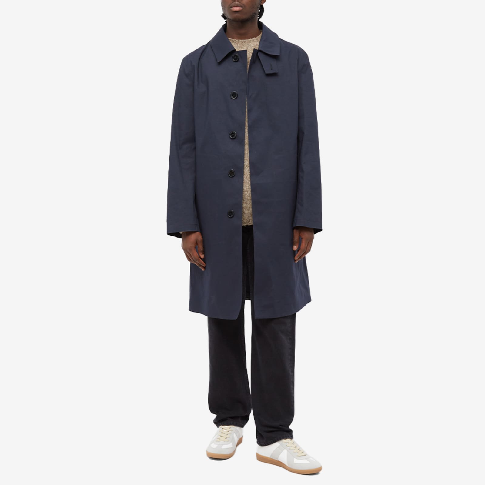 Mackintosh Oxford Coat Navy END.