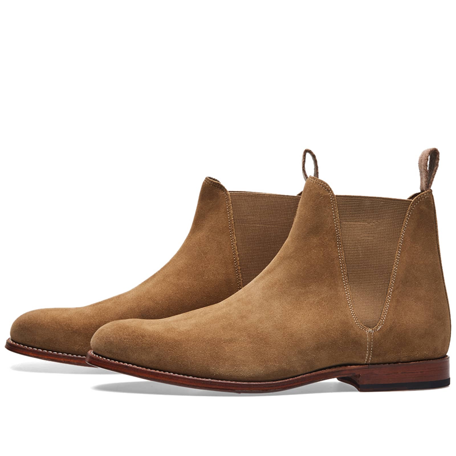 Grenson Nolan Chelsea Boot Tobacco Suede END.