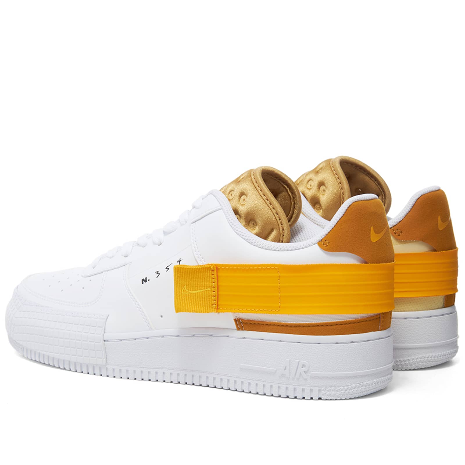 nike af1 type white gold