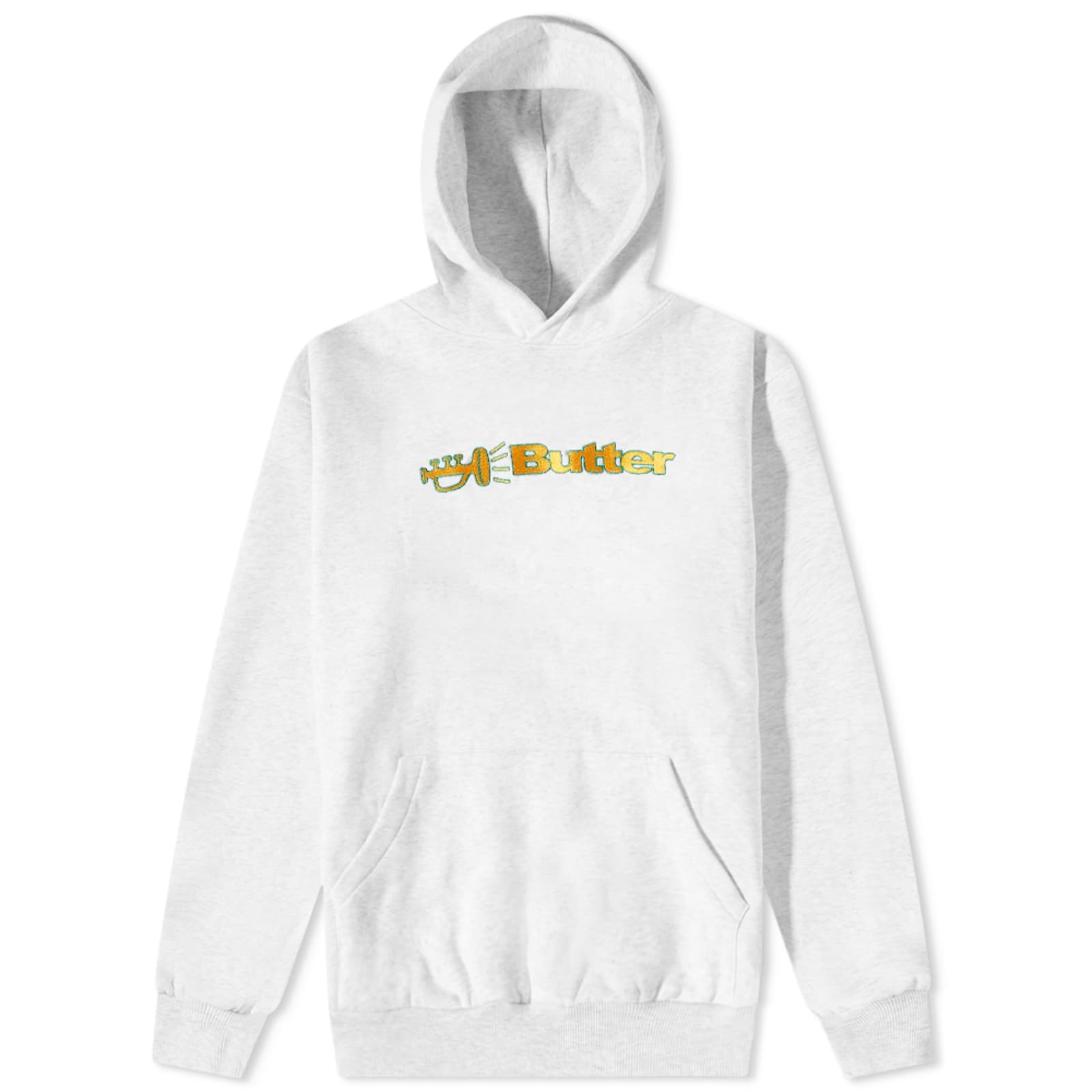 Butter Goods Horn Logo Hoodie Ash Grey END. (DE)