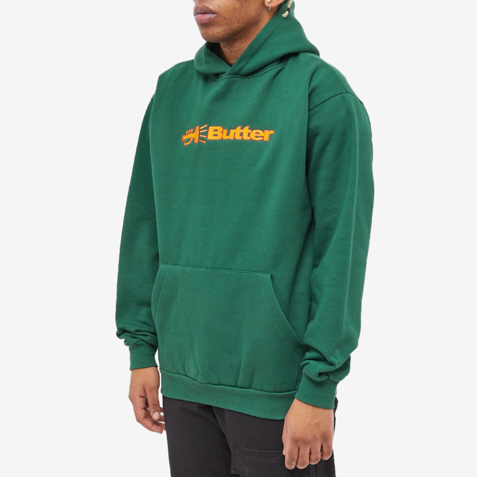 Butter Goods Horn Logo Hoodie Forest Green END. (GB)
