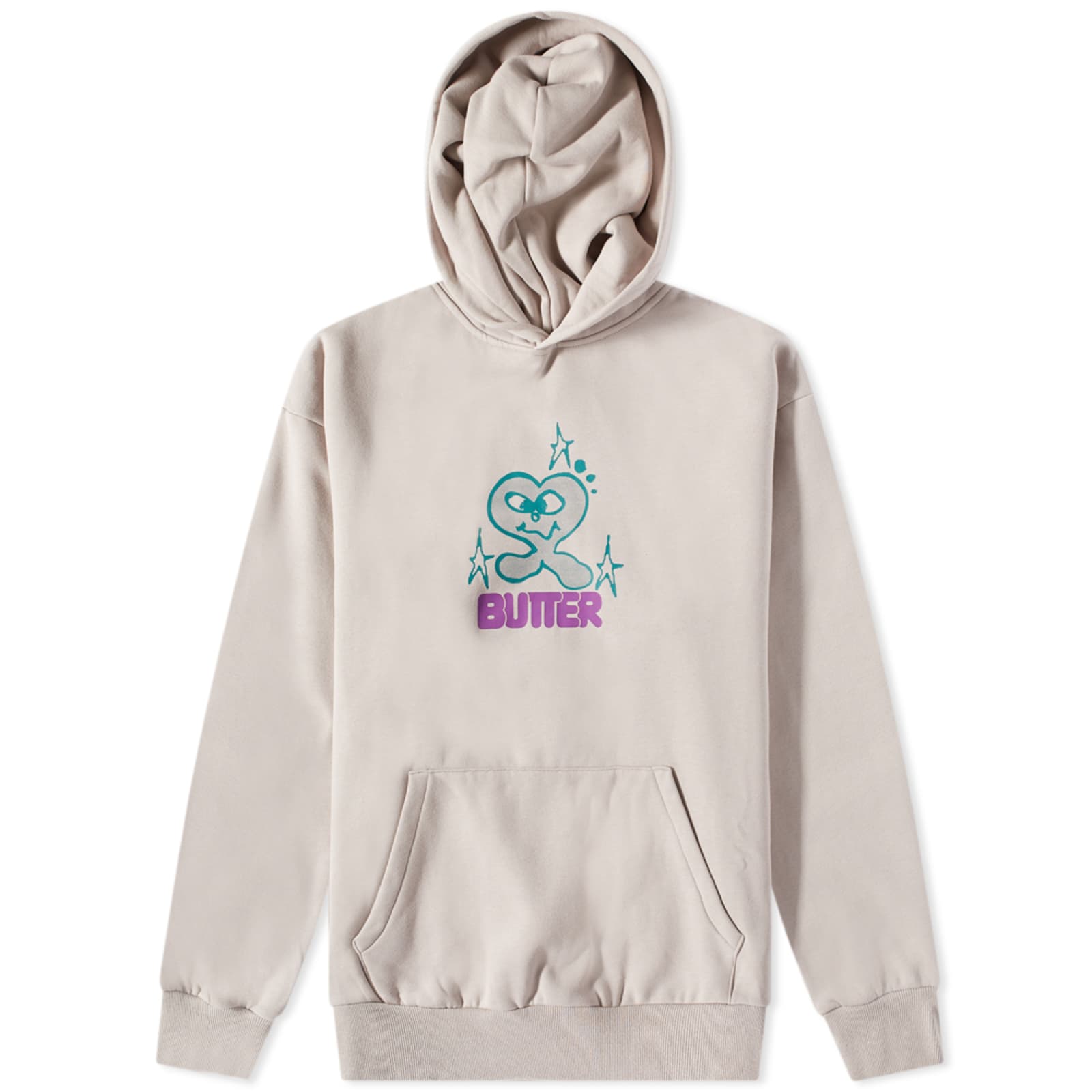 Butter Goods Heart Logo Hoodie Cement END. (GB)