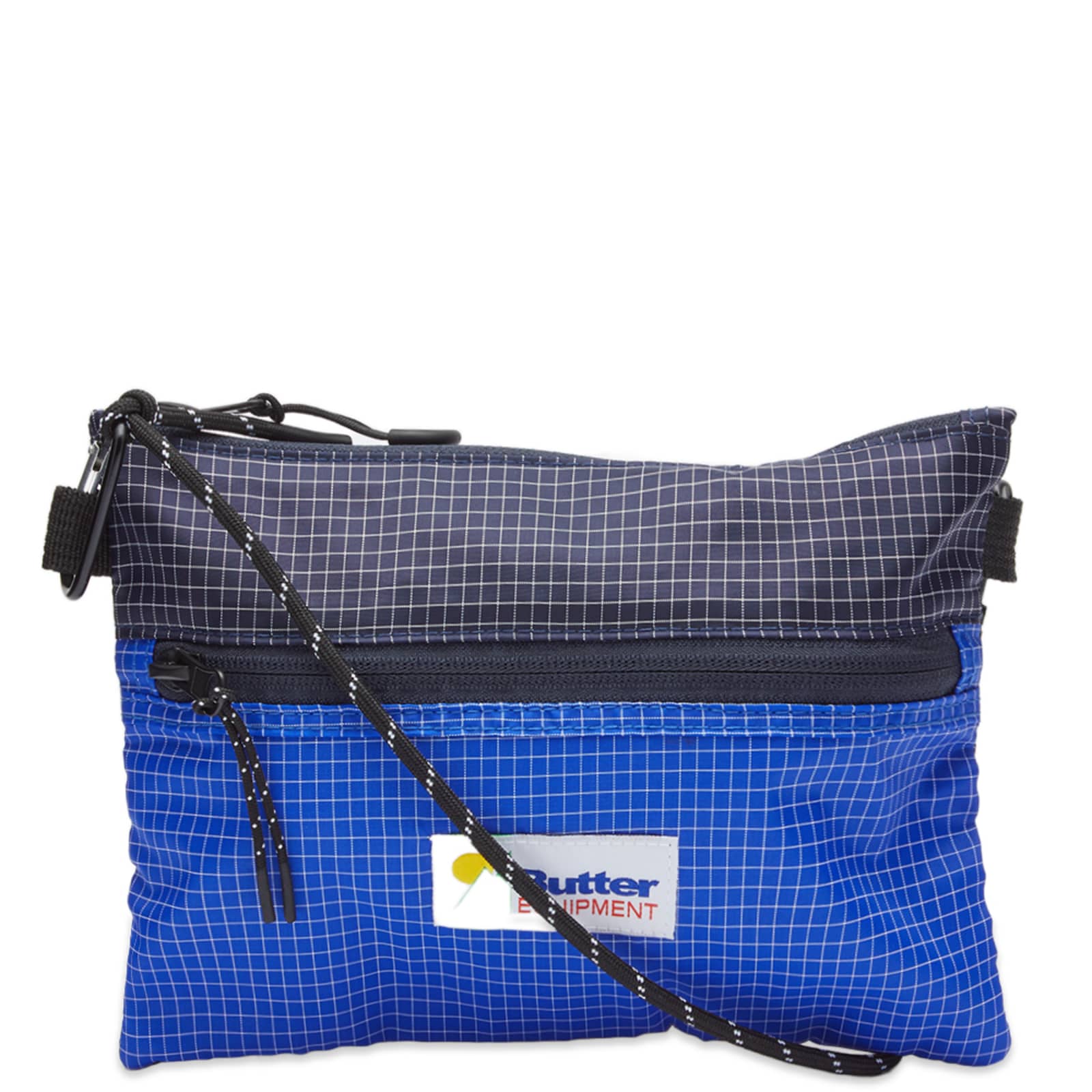 Butter Goods Panelled Ripstop Side Bag Navy END. (GB)